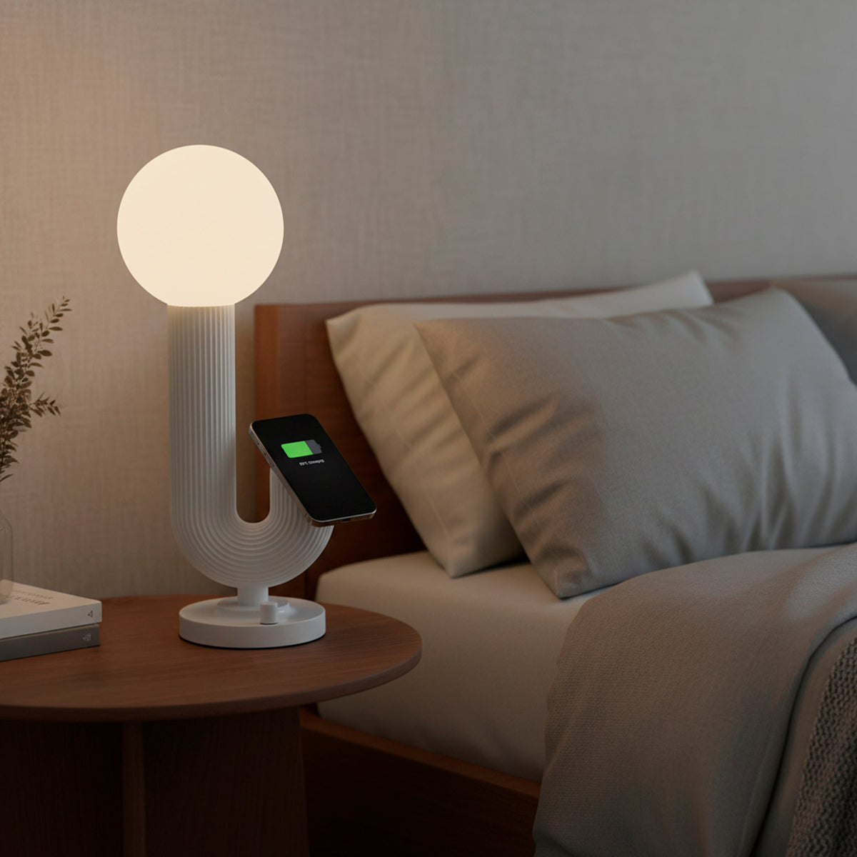 Lampe de table DEL avec recharge MagSafe | Jake — Adesso