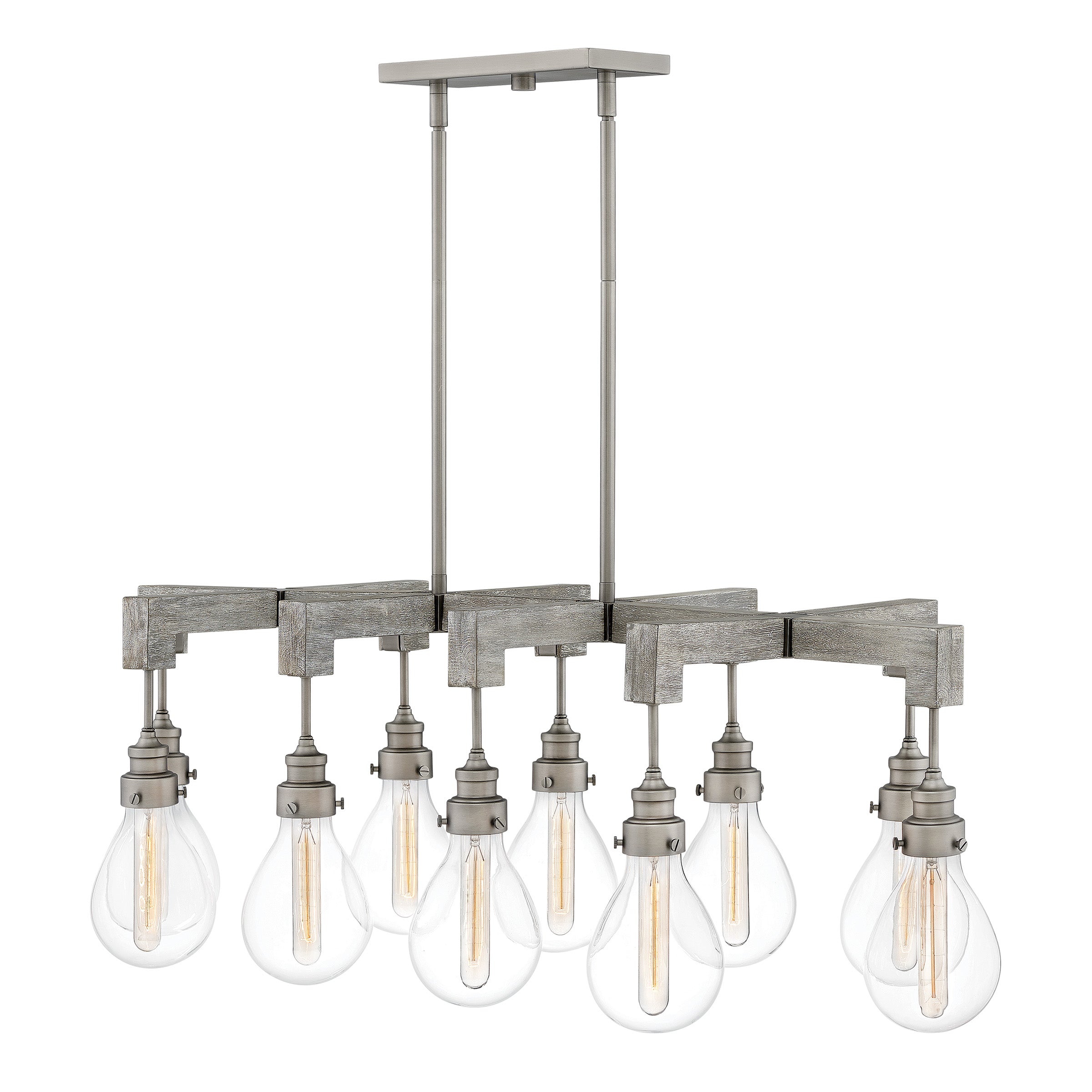 DENTON Chandelier Nickel - 3269PW | HINKLEY