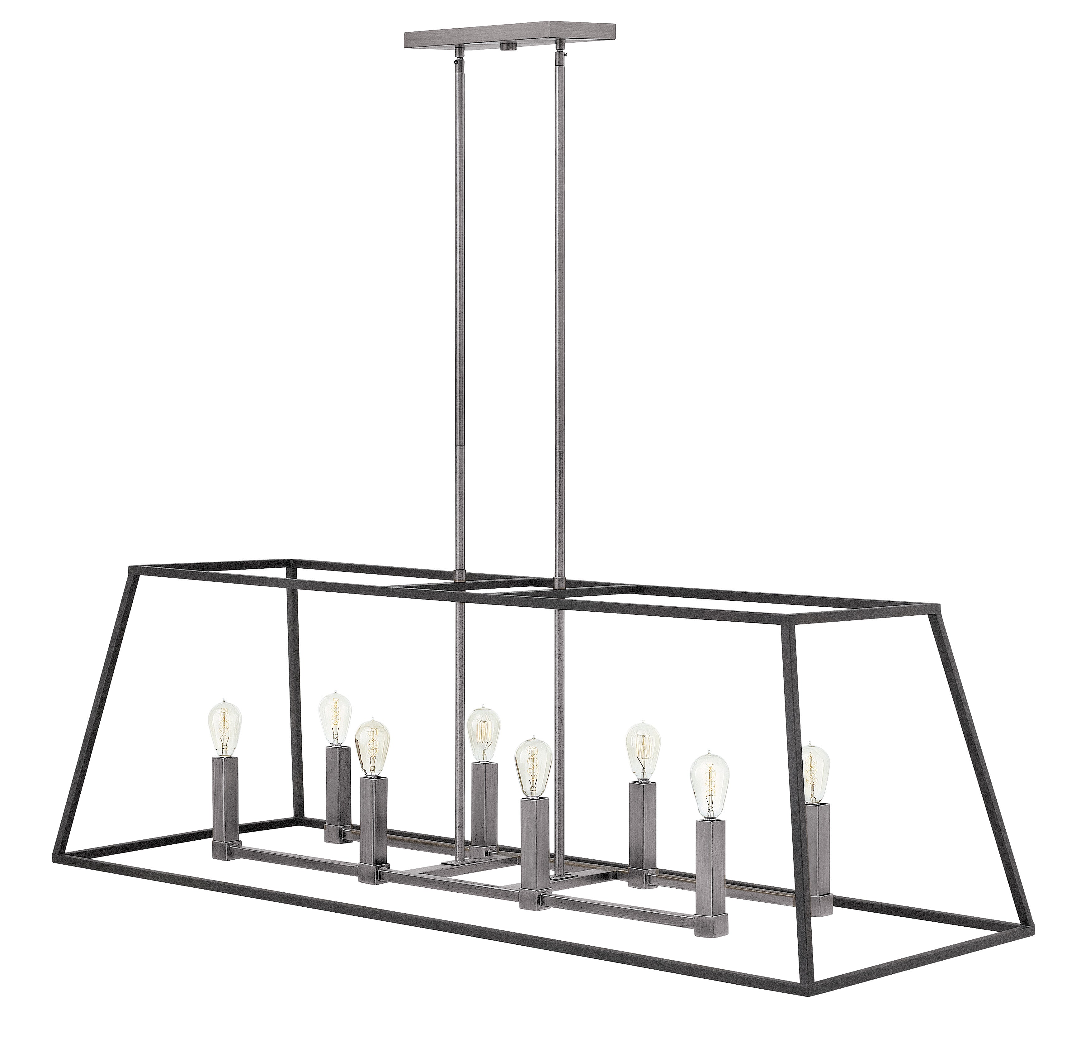 Moyen huit lumière luminaire linéaire à cadre ouvert