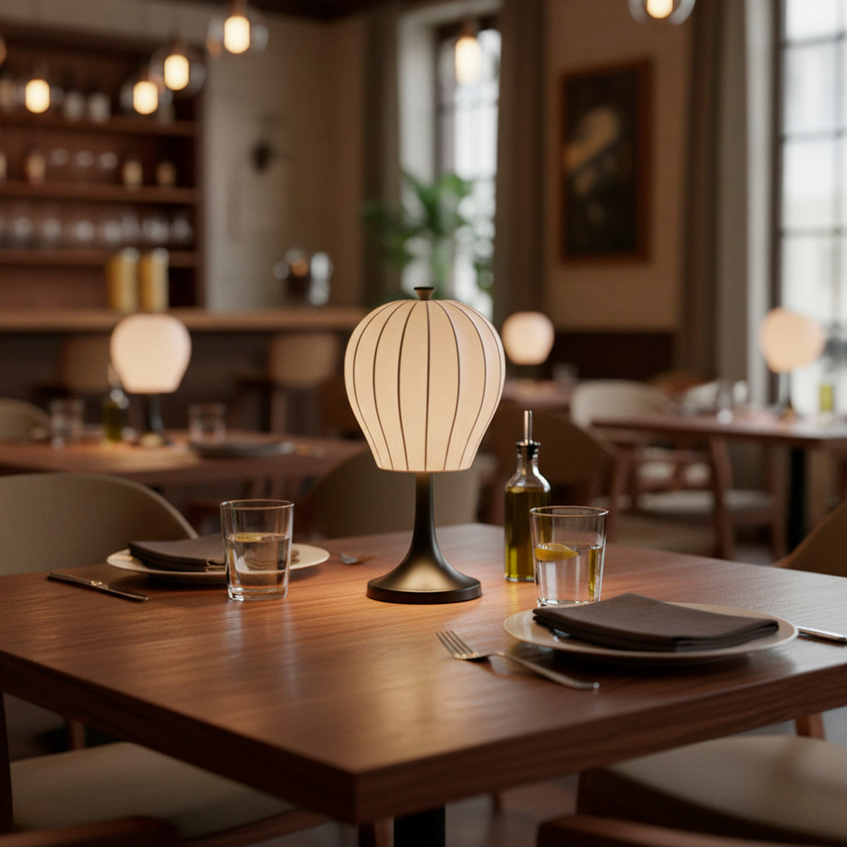 Lampe de table DEL sans fil | Fitz — Adesso