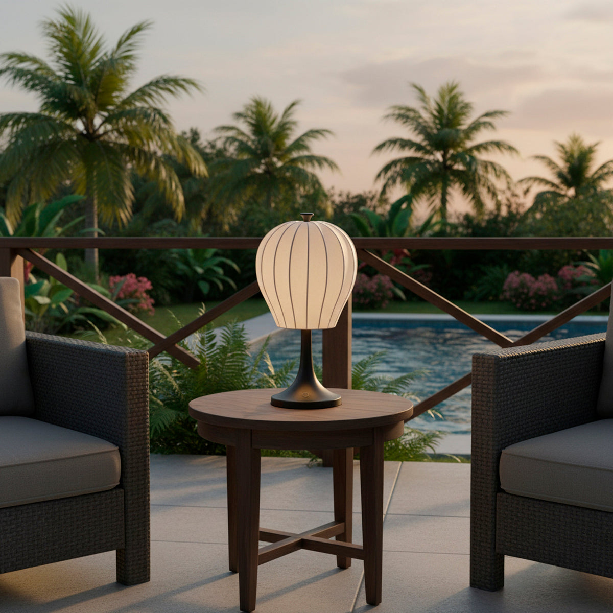 Lampe de table DEL sans fil | Fitz — Adesso