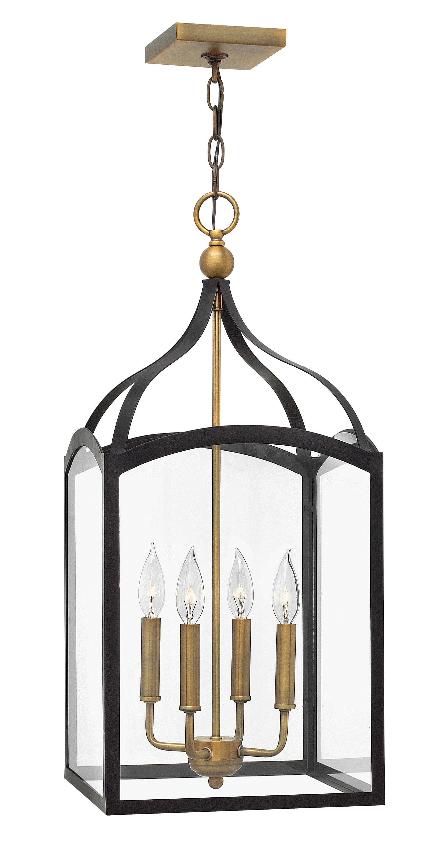 CLARENDON Chandelier Bronze - 3415BZ | HINKLEY