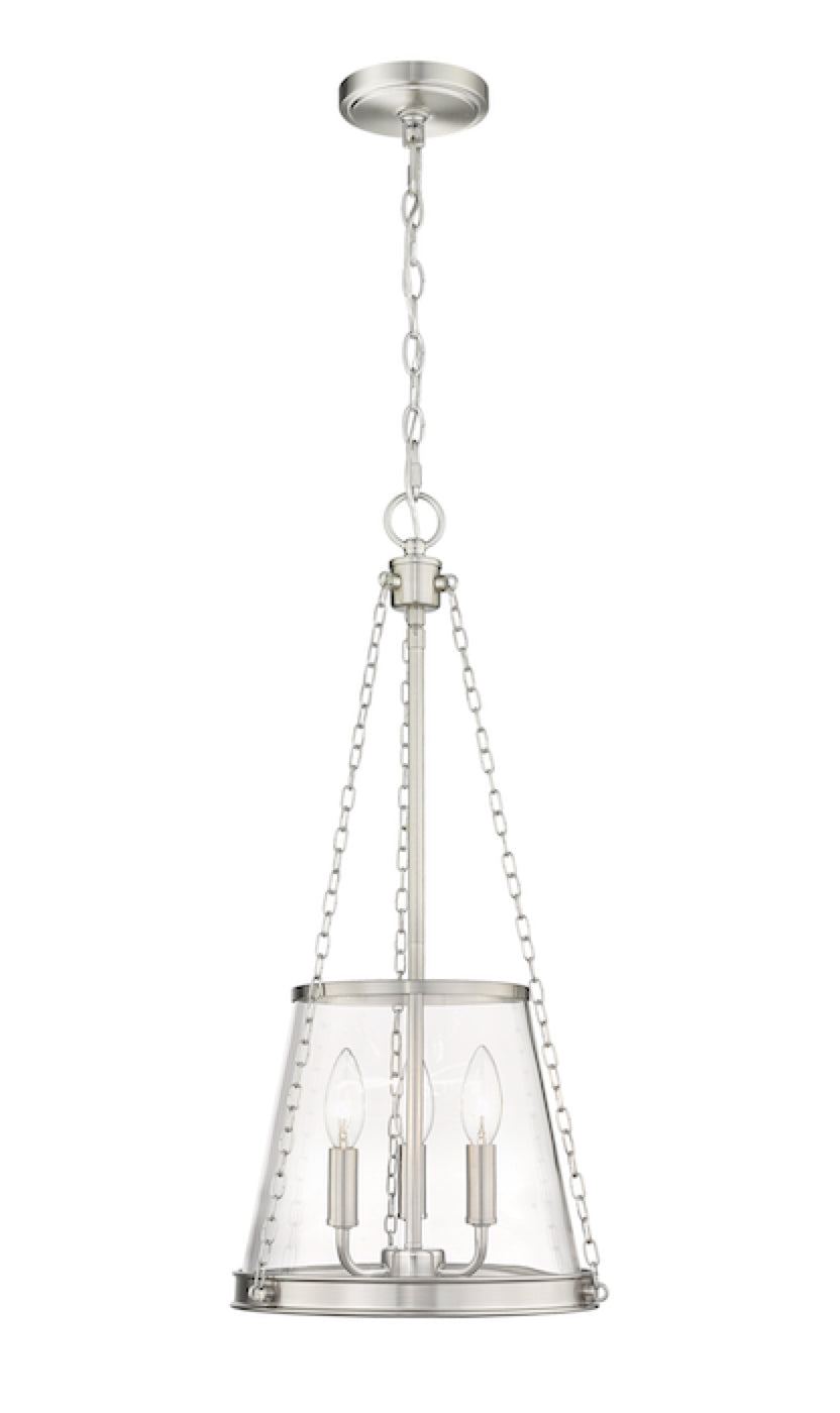 PRESCOTT Chandelier Nickel - 341P12-BN | Z-LITE