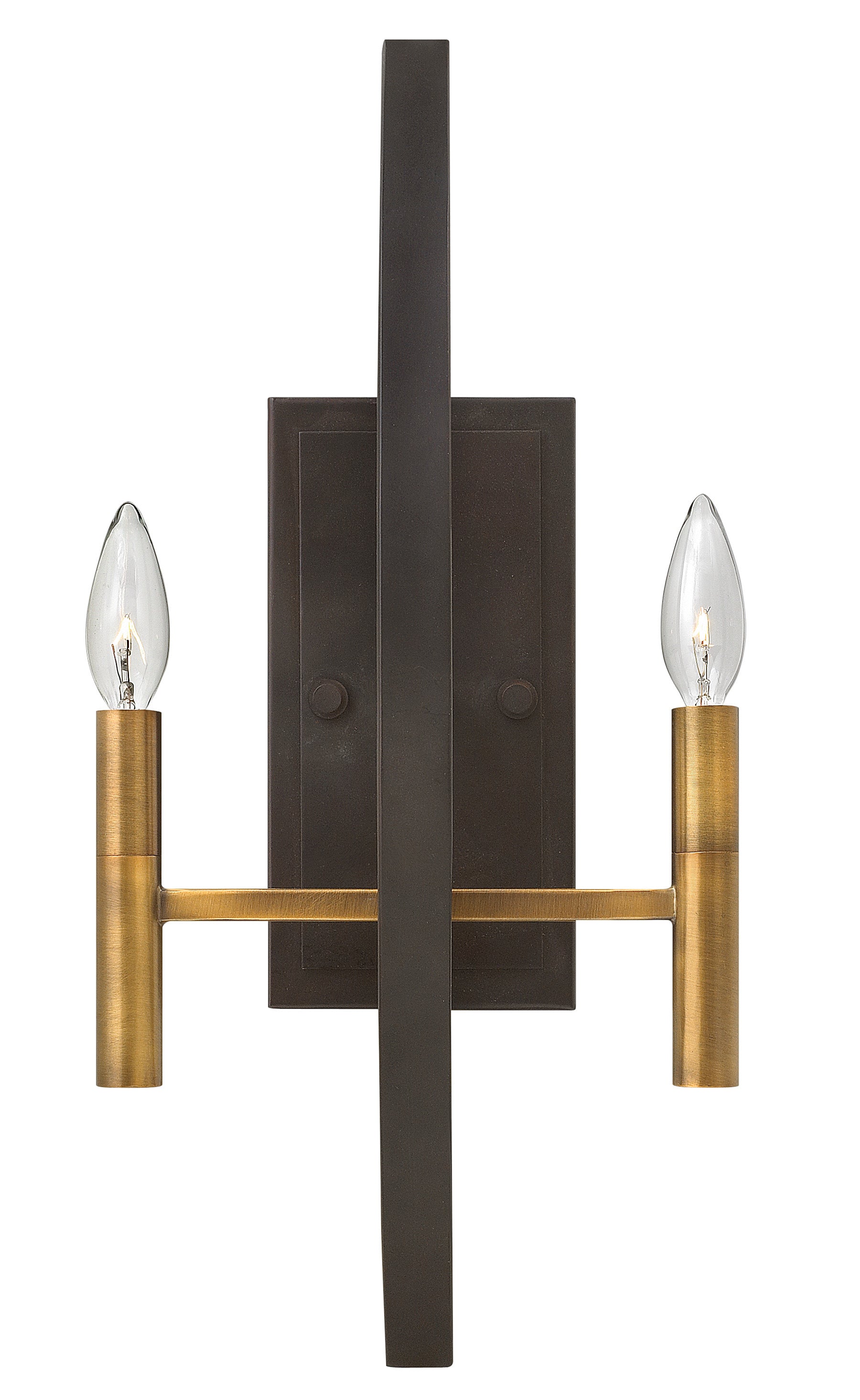 Grande applique à deux lumières