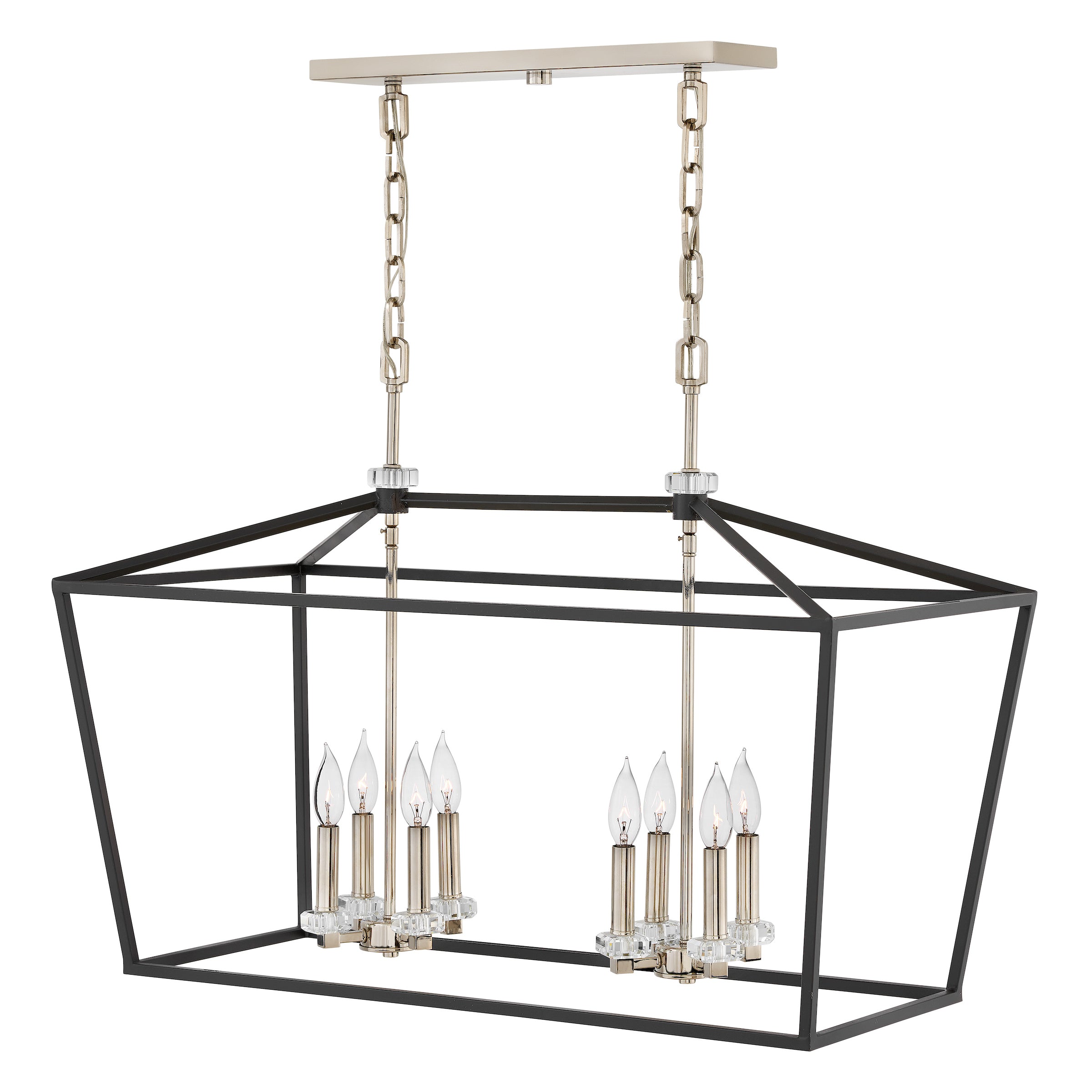 STINSON Chandelier Noir - 3534BK | HINKLEY