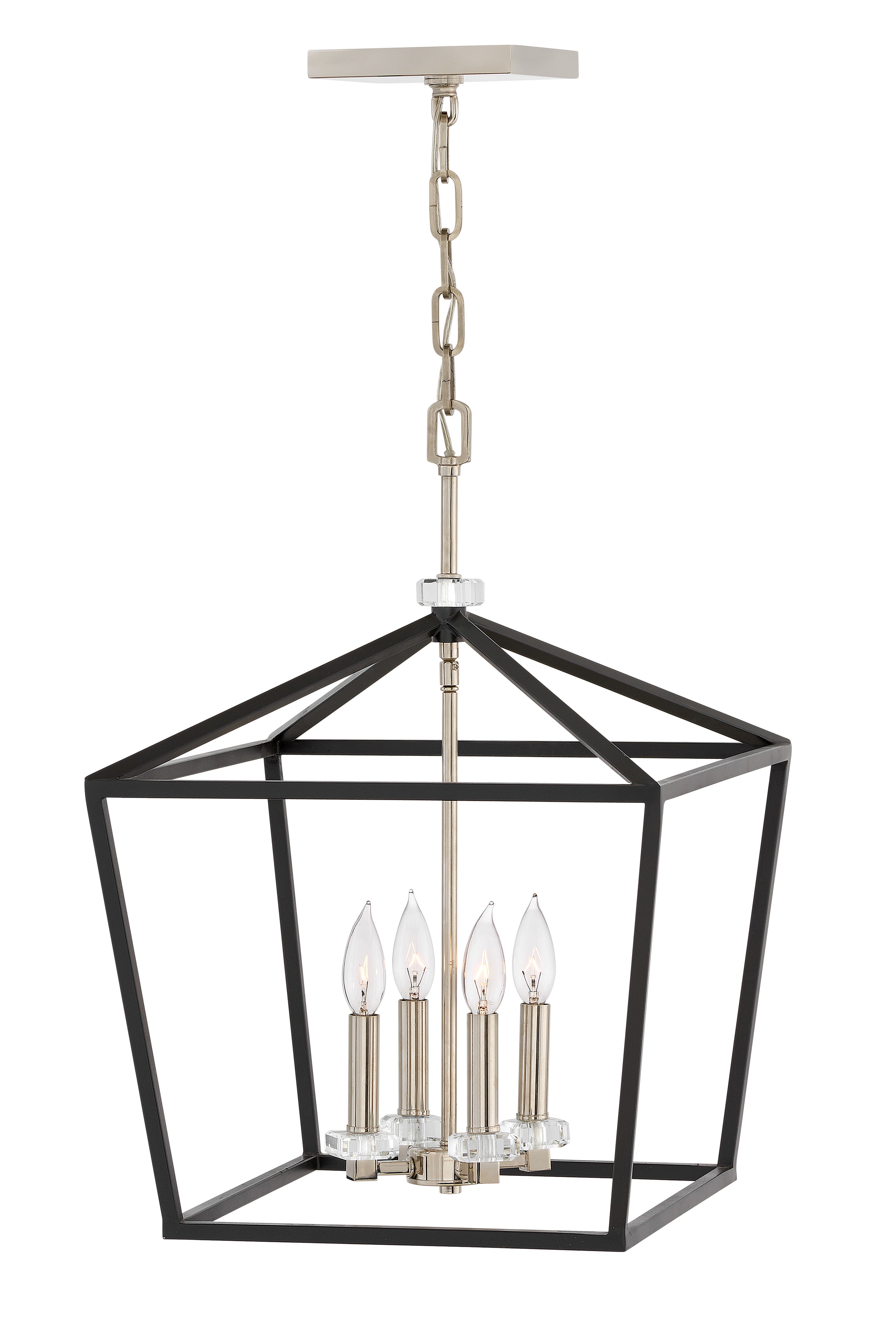 STINSON Chandelier Noir - 3535BK | HINKLEY