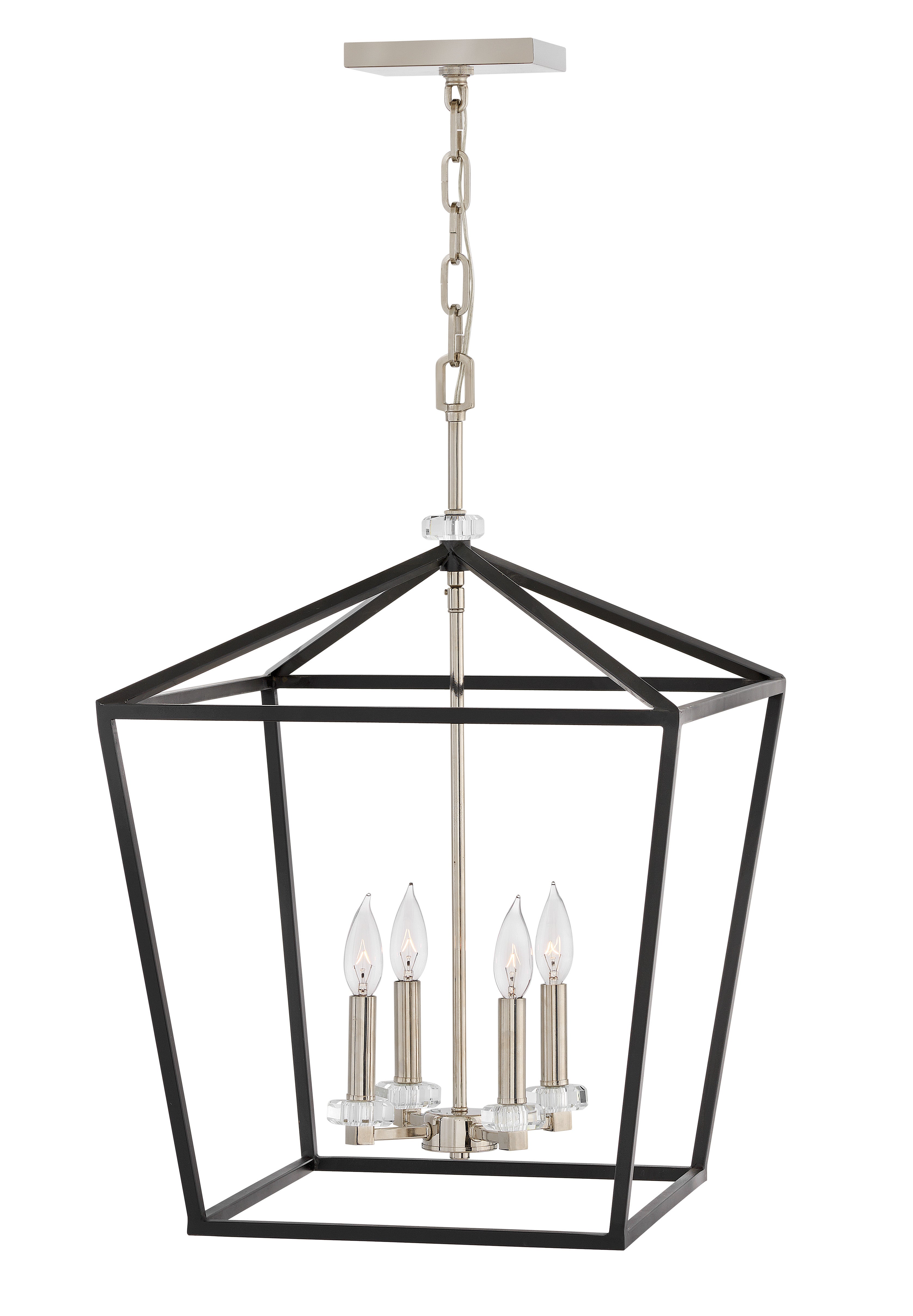 STINSON Chandelier Noir - 3536BK | HINKLEY