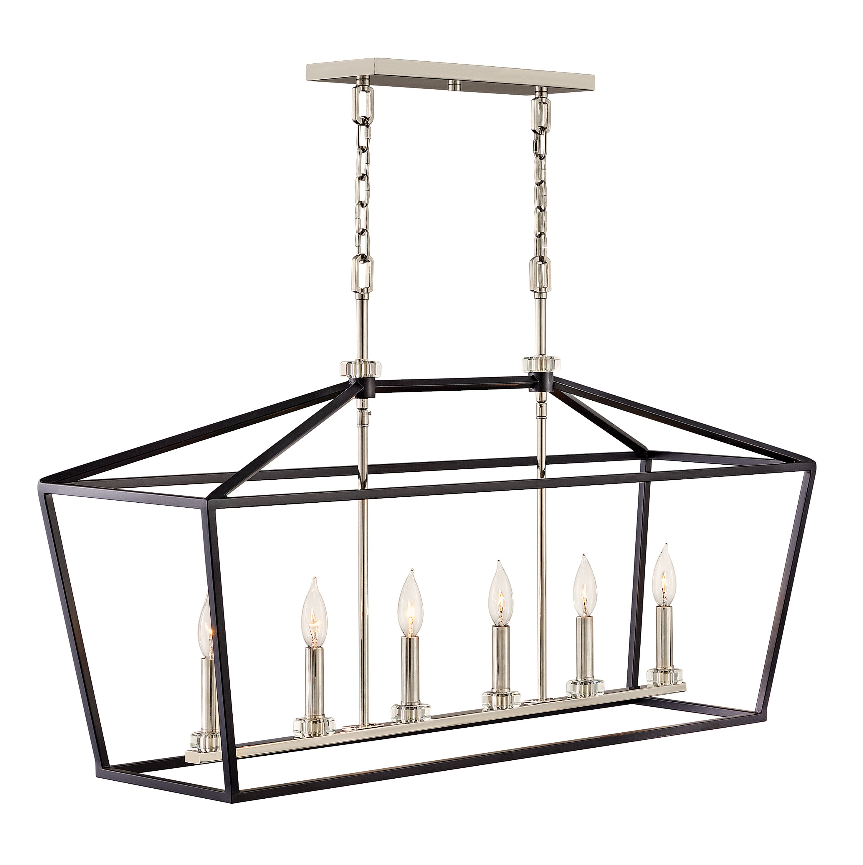 STINSON Chandelier Noir - 3539BK | HINKLEY