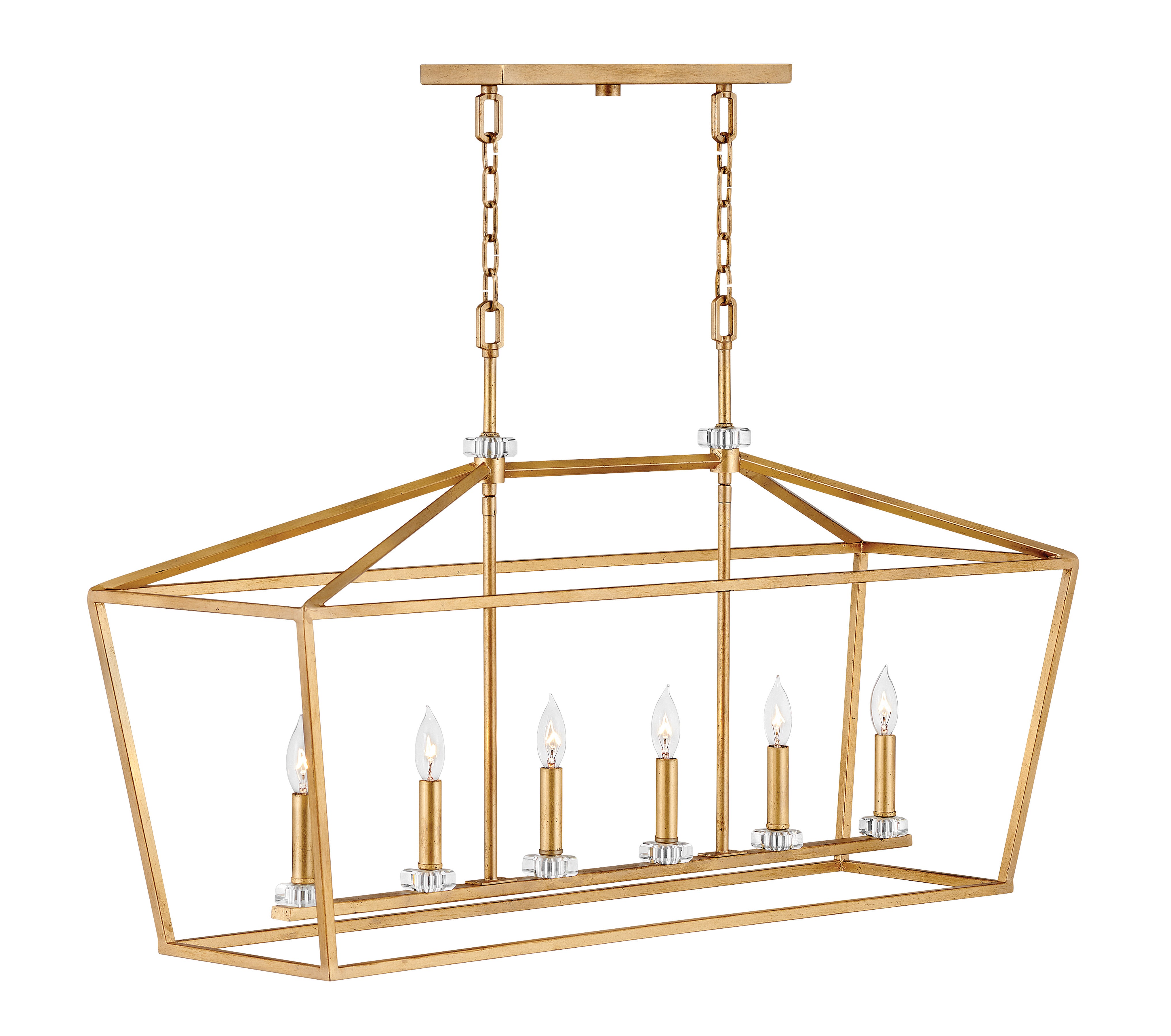 STINSON Chandelier Or - 3539DA | HINKLEY