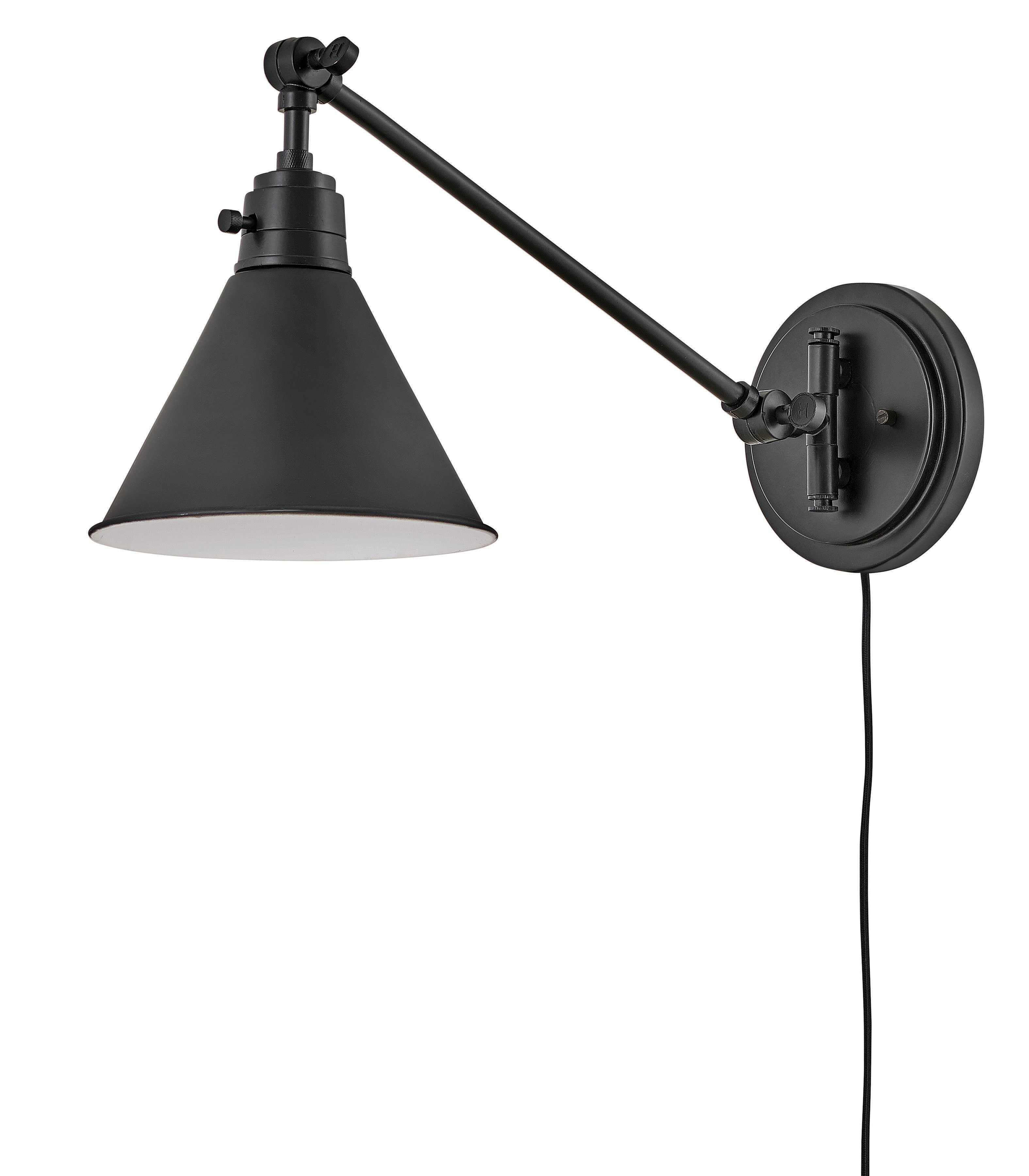 Moyenne applique à bras articulé à une lumière