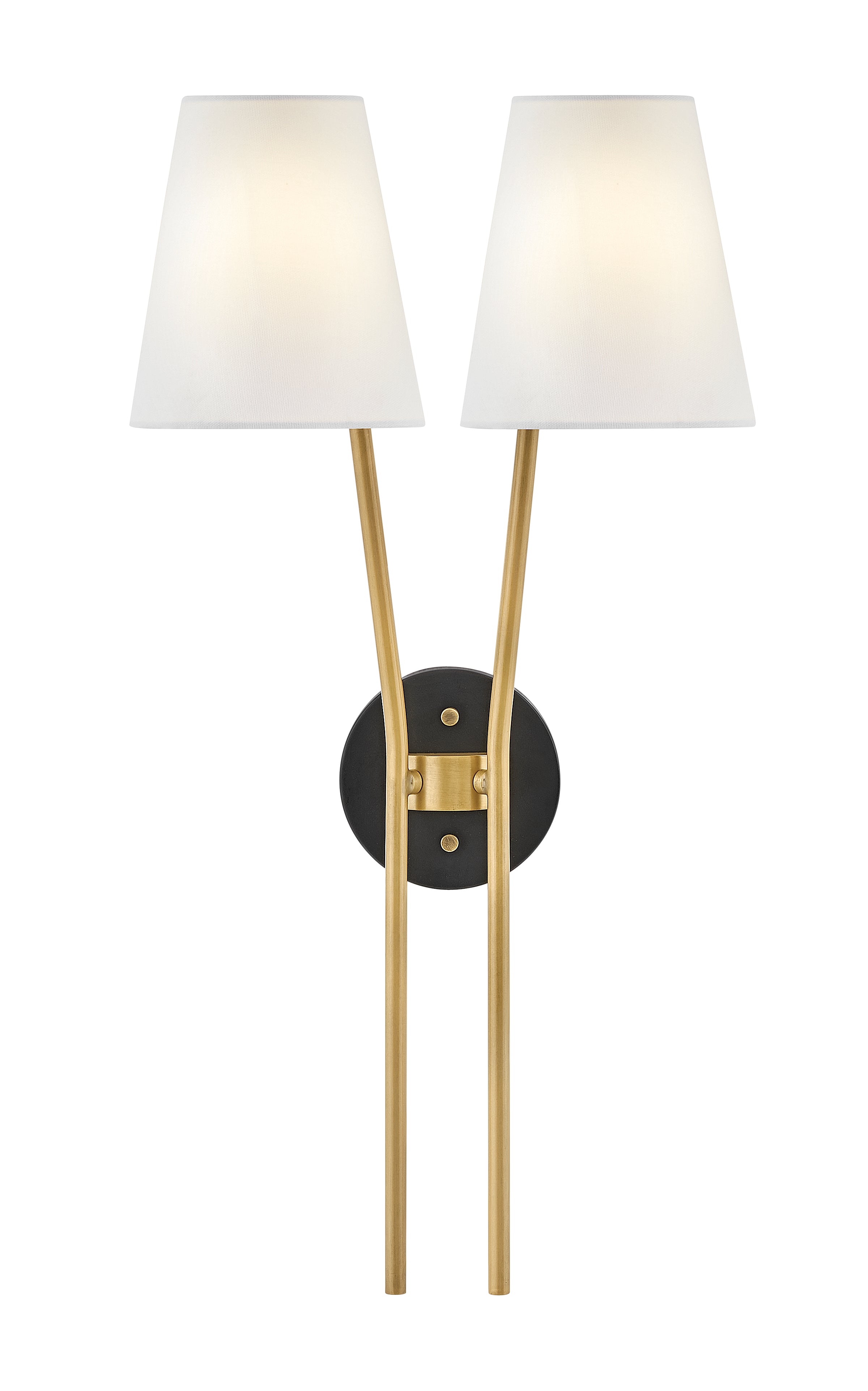 Grande applique à deux lumières