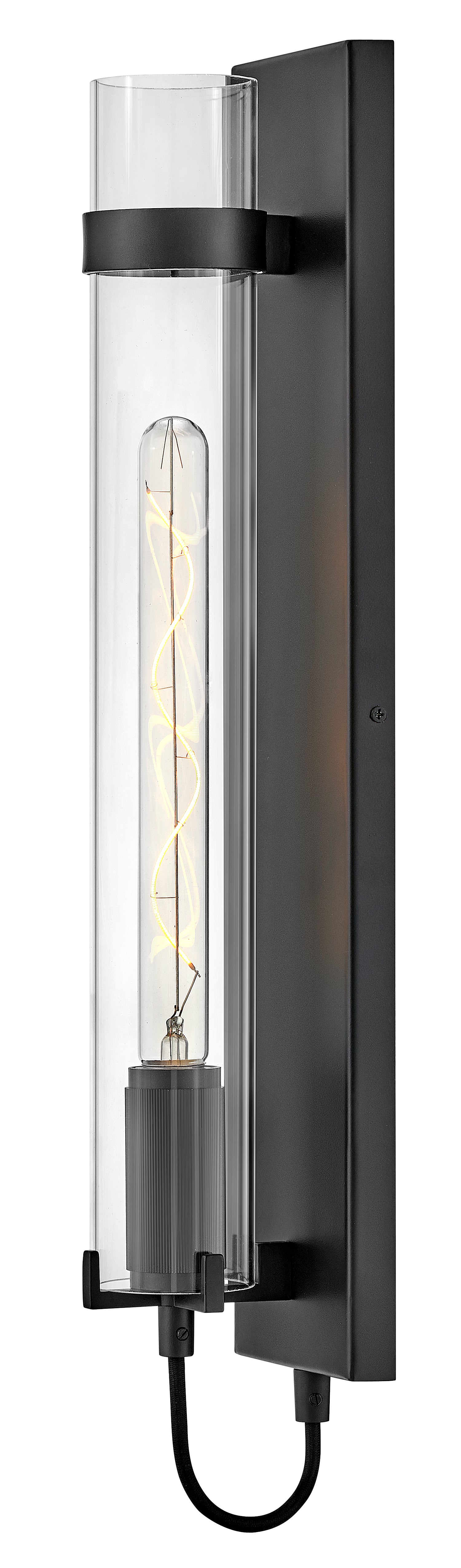Grand haut applique à une lumière