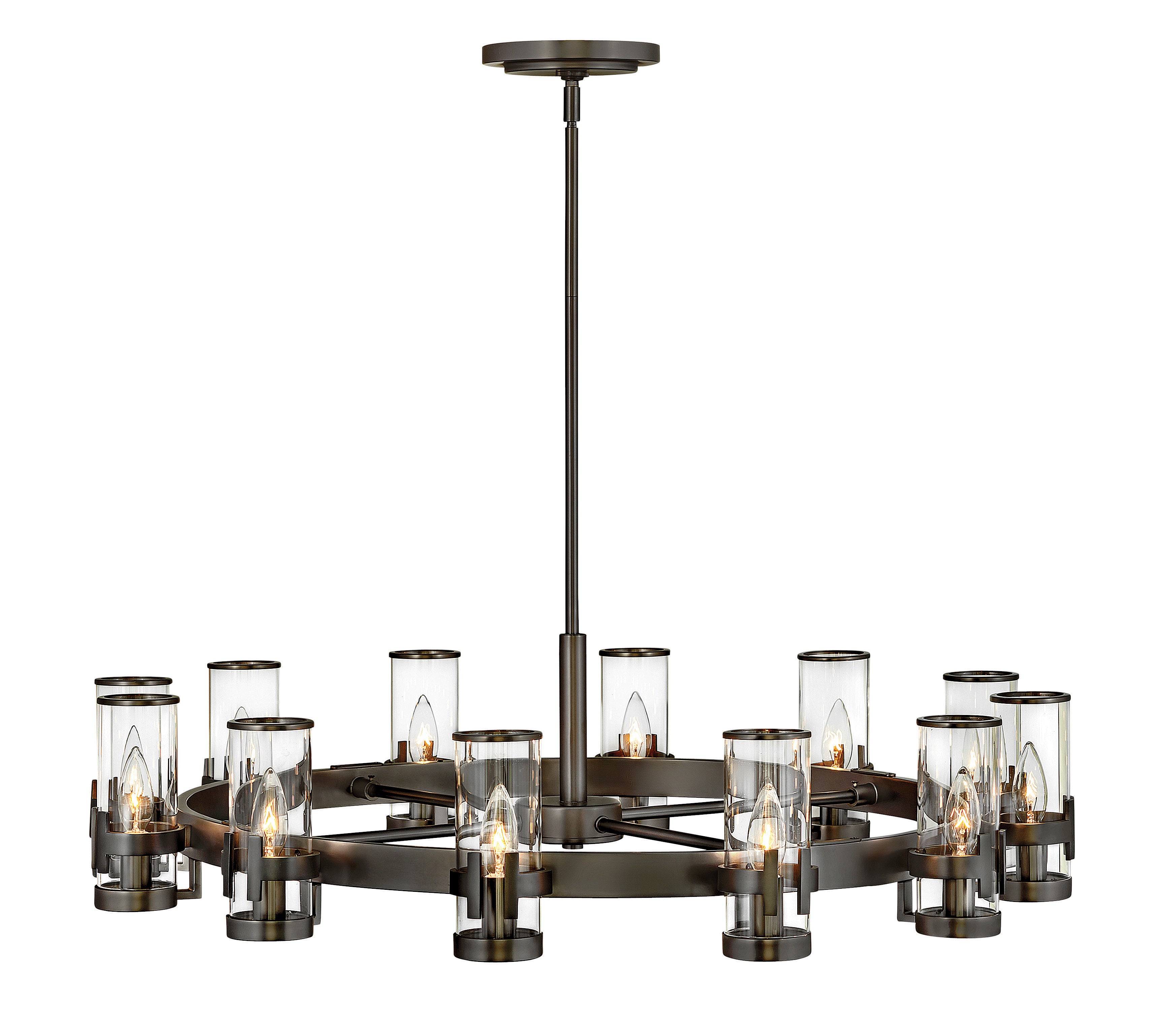 REEVE Chandelier Noir - 38109BX | HINKLEY