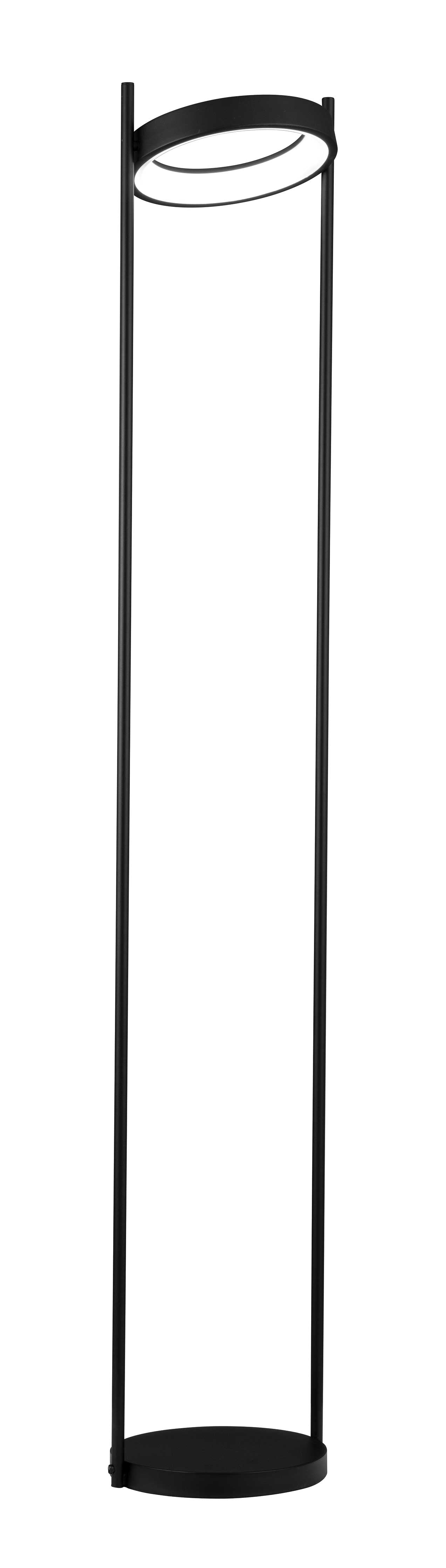 MONTEFANO Lampe sur plancher Noir DEL INTÉGRÉ - 390022A | EGLO