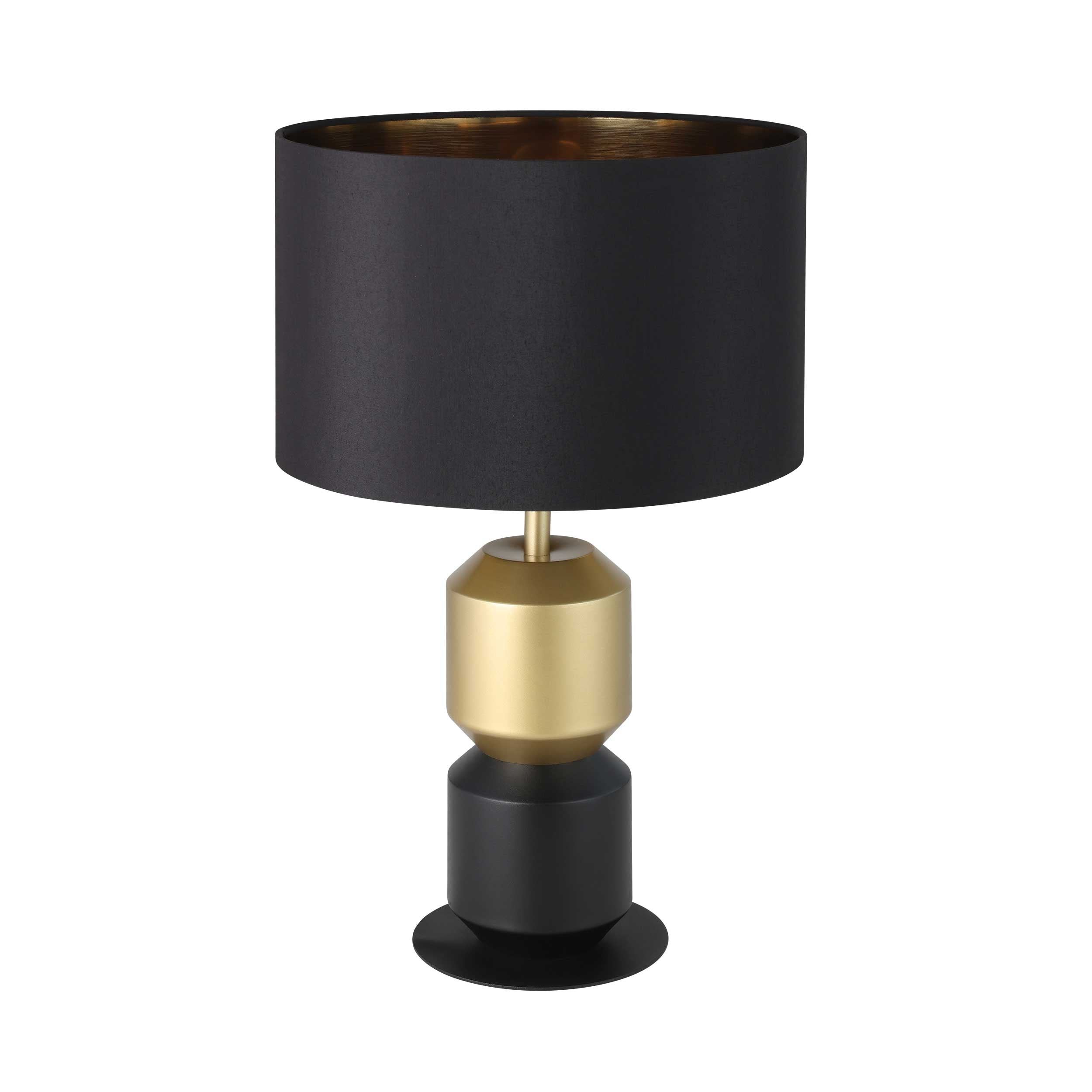 Lampe de table  Noir et or | LAURIGNANO