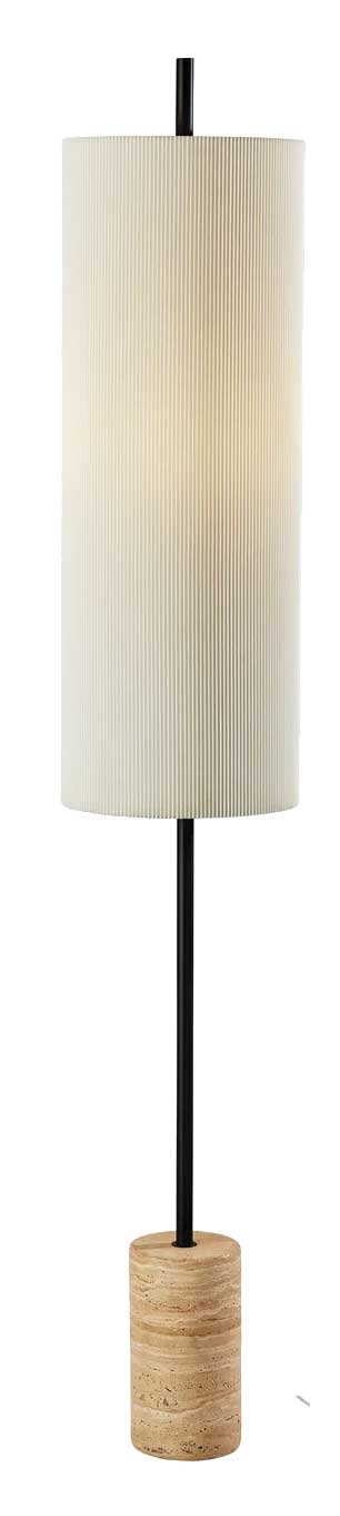 ELEANOR Lampe sur plancher Noir - 3962-01 | ADESSO