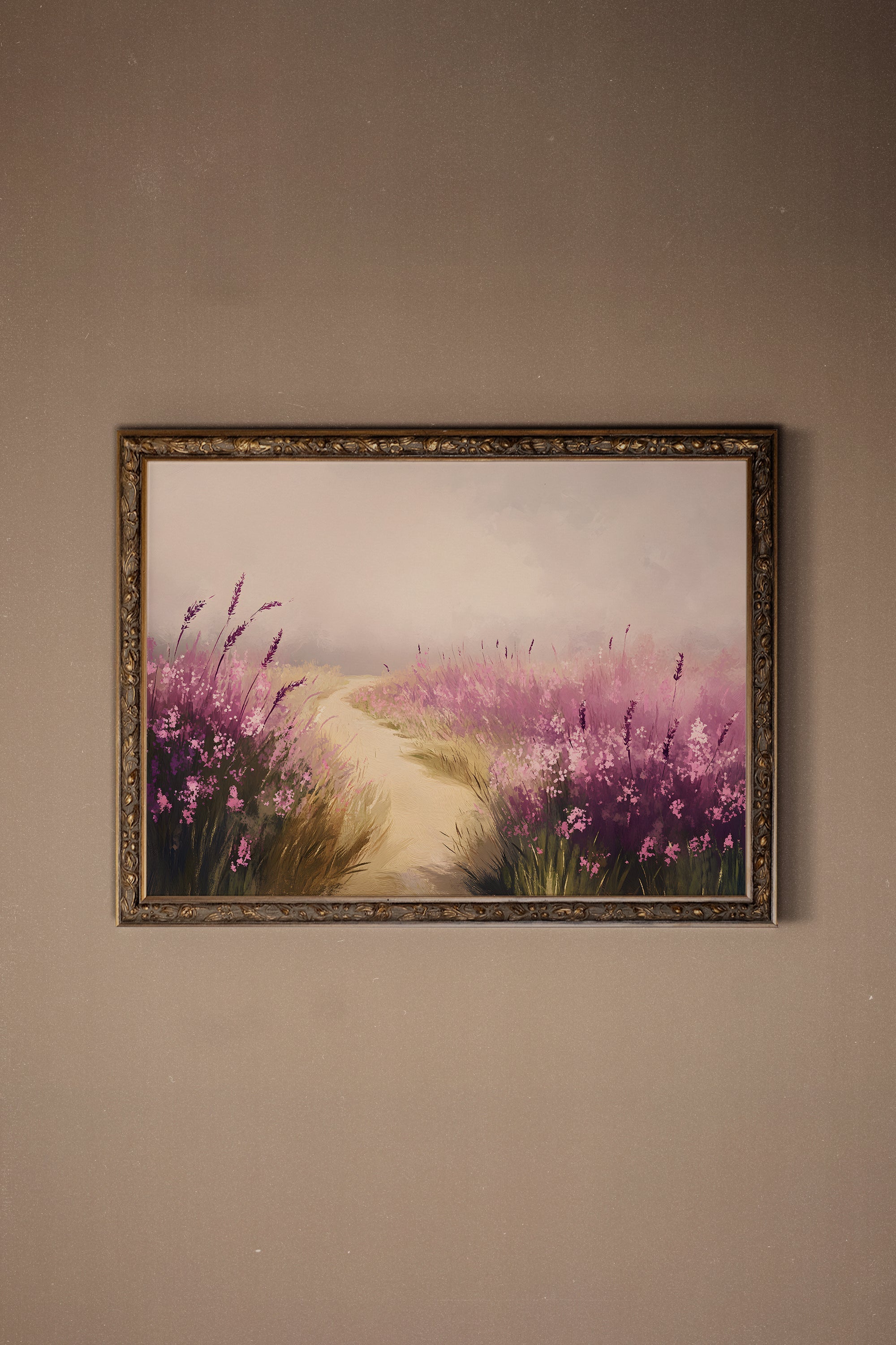 BRISE DE LAVANDE, CADRE VINTAGE BRONZE