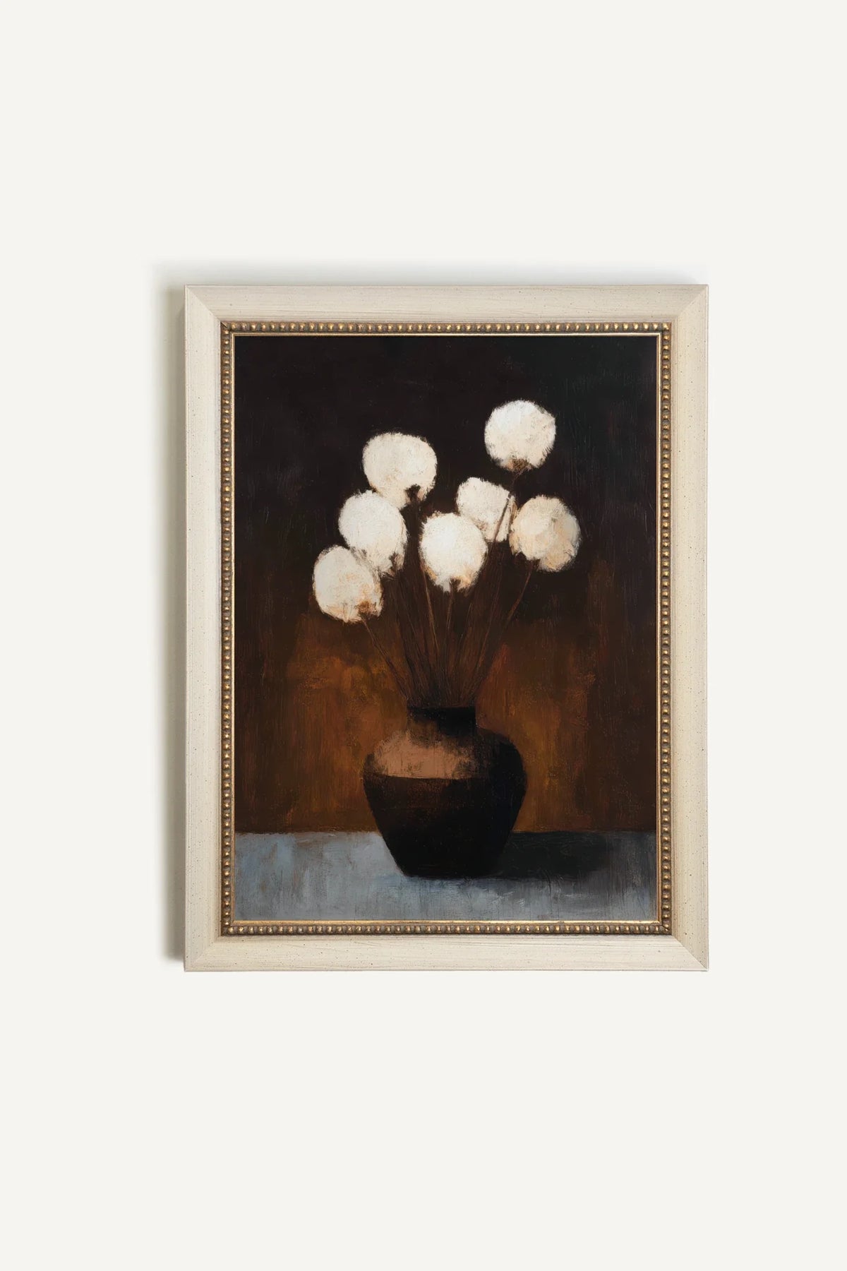 COTTON GLOW, Oeuvre sur toile rigide, encadré signature Atelier Dansereau