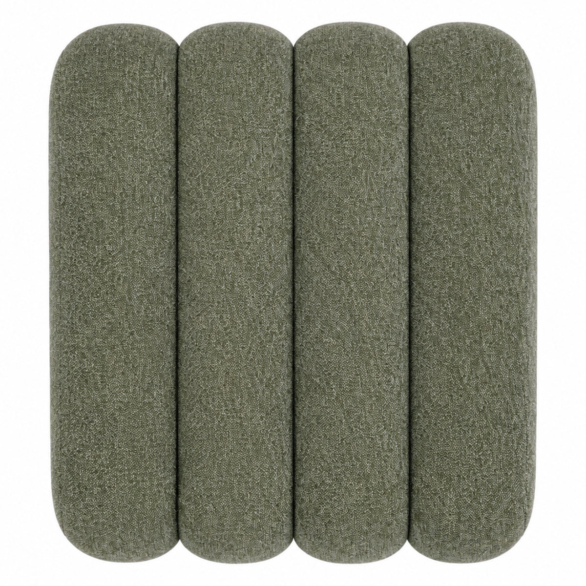 Ottomane carrée Pollo – fini VERT MOUSSE | World Wide