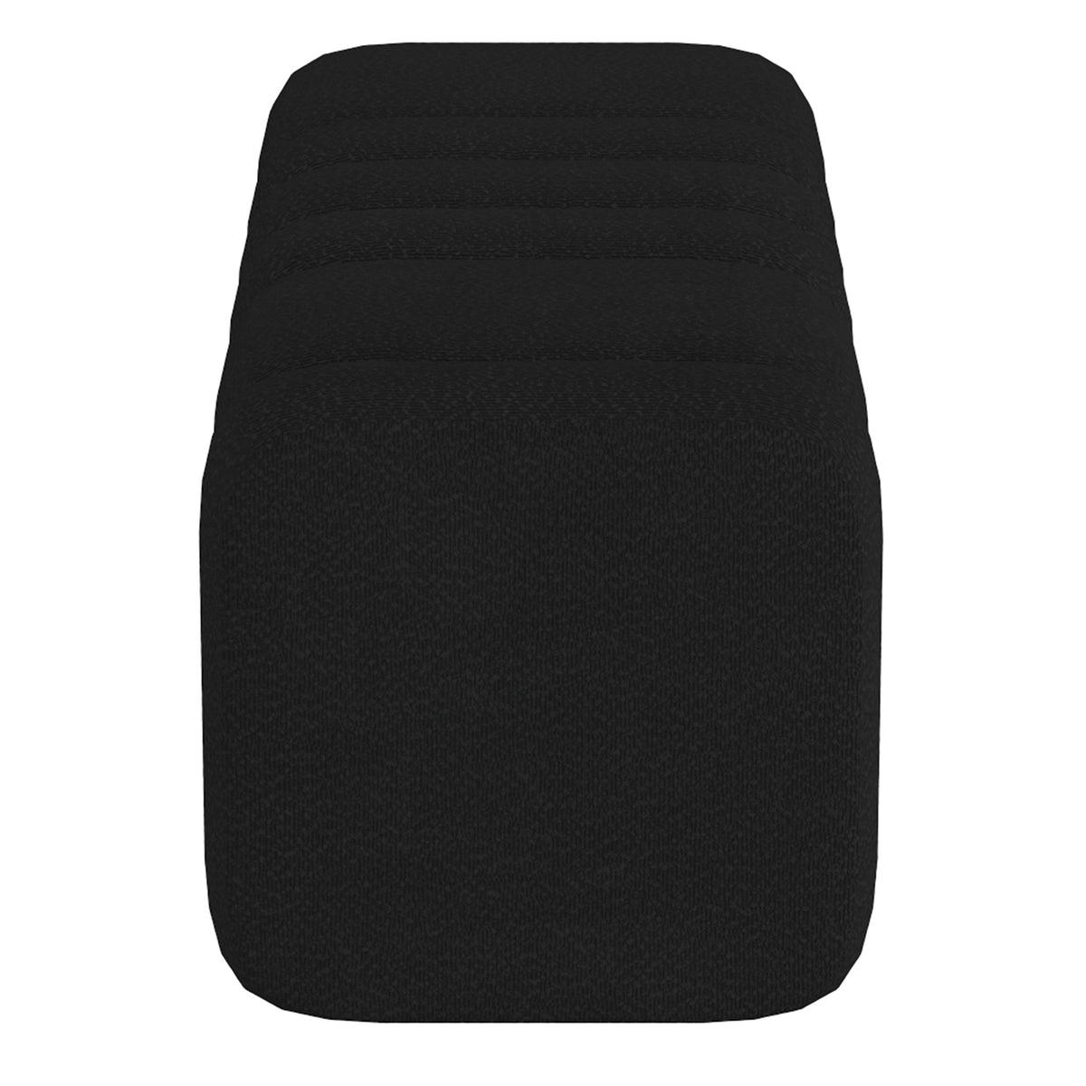 Ottomane-banc rectangulaire Rigel – fini NOIR | World Wide