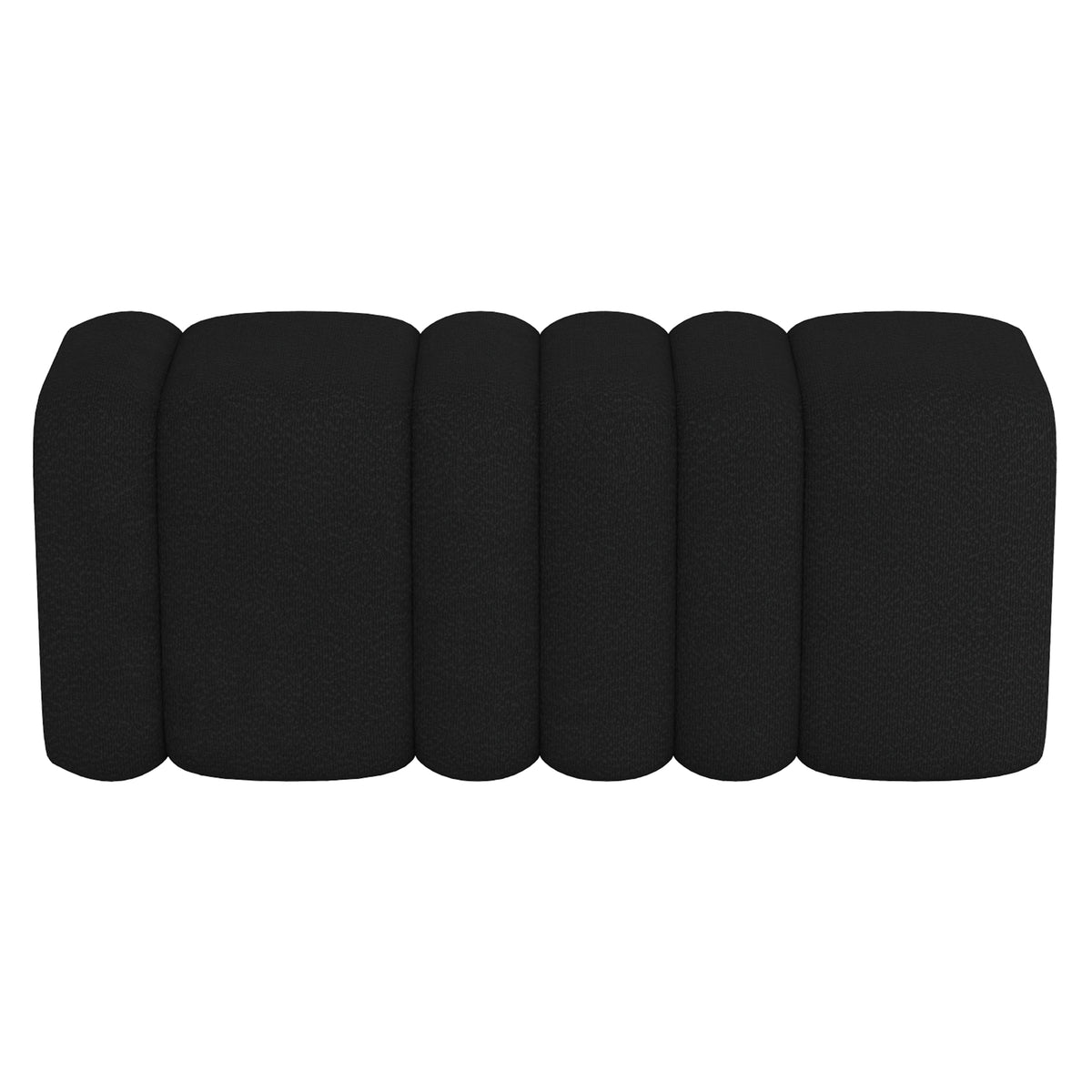 Ottomane-banc rectangulaire Rigel – fini NOIR | World Wide