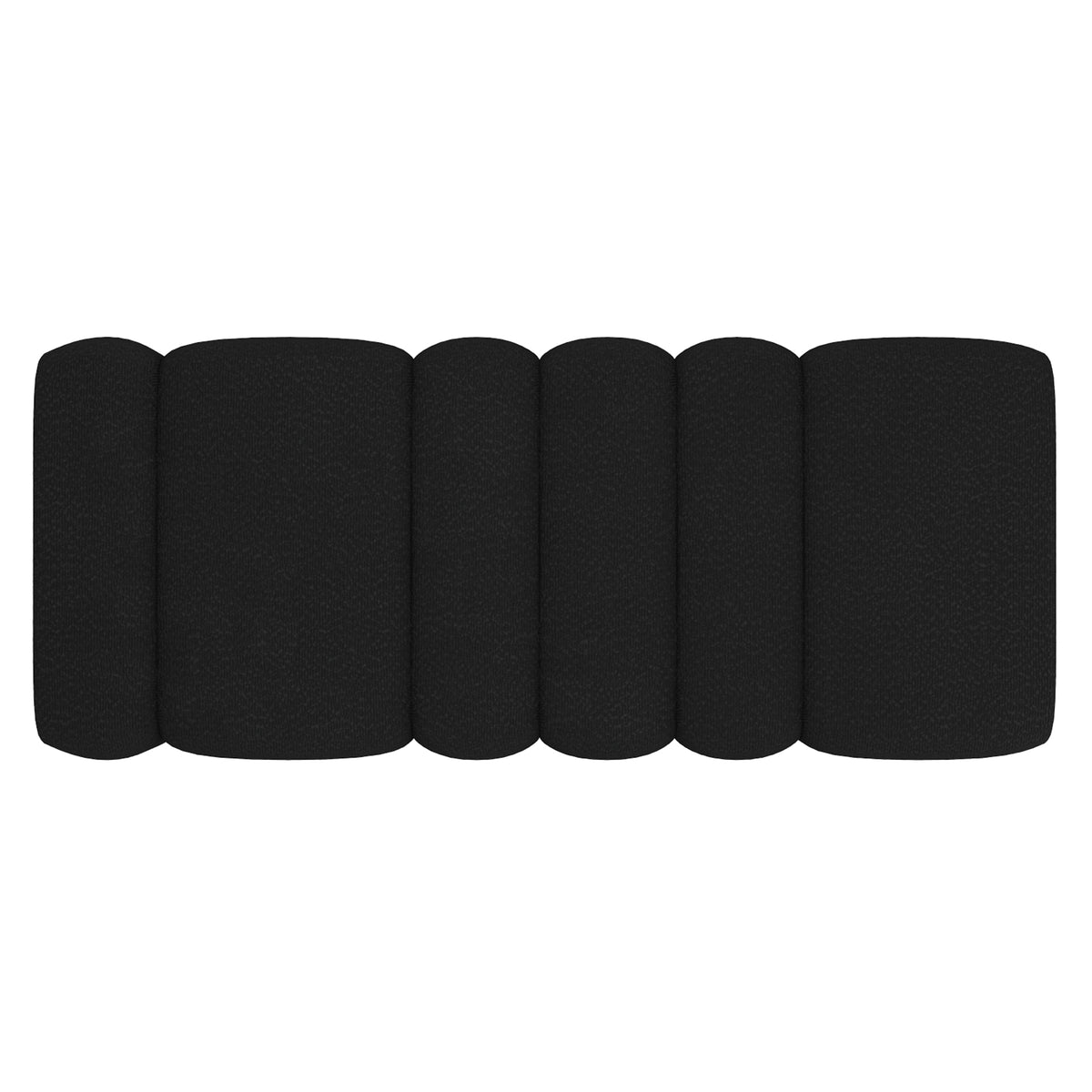 Ottomane-banc rectangulaire Rigel – fini NOIR | World Wide