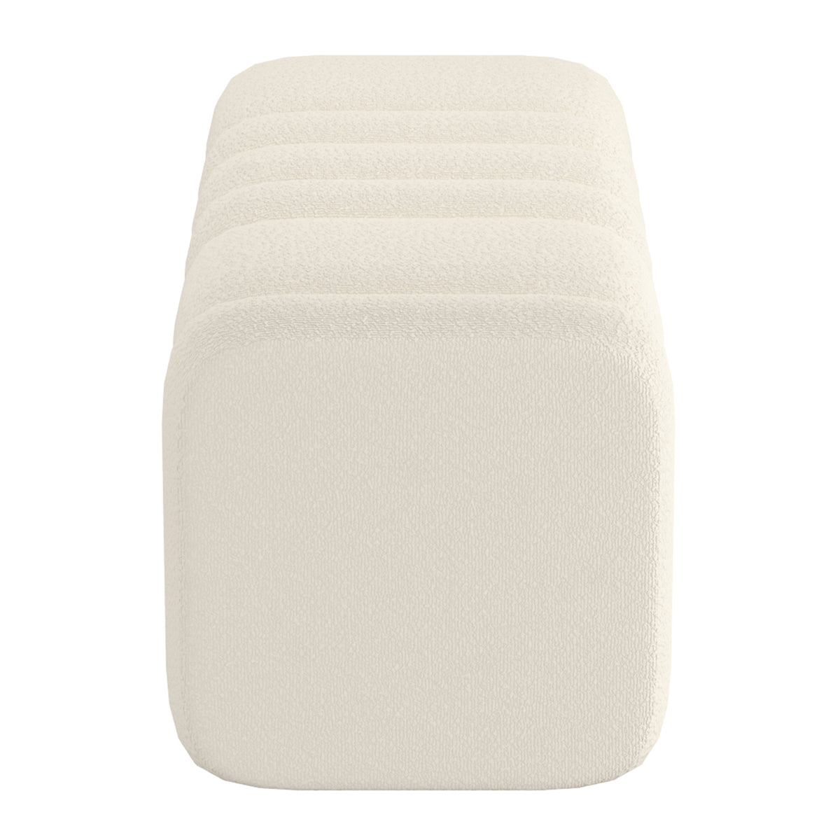 Ottomane-banc rectangulaire Rigel – fini IVOIRE | World Wide