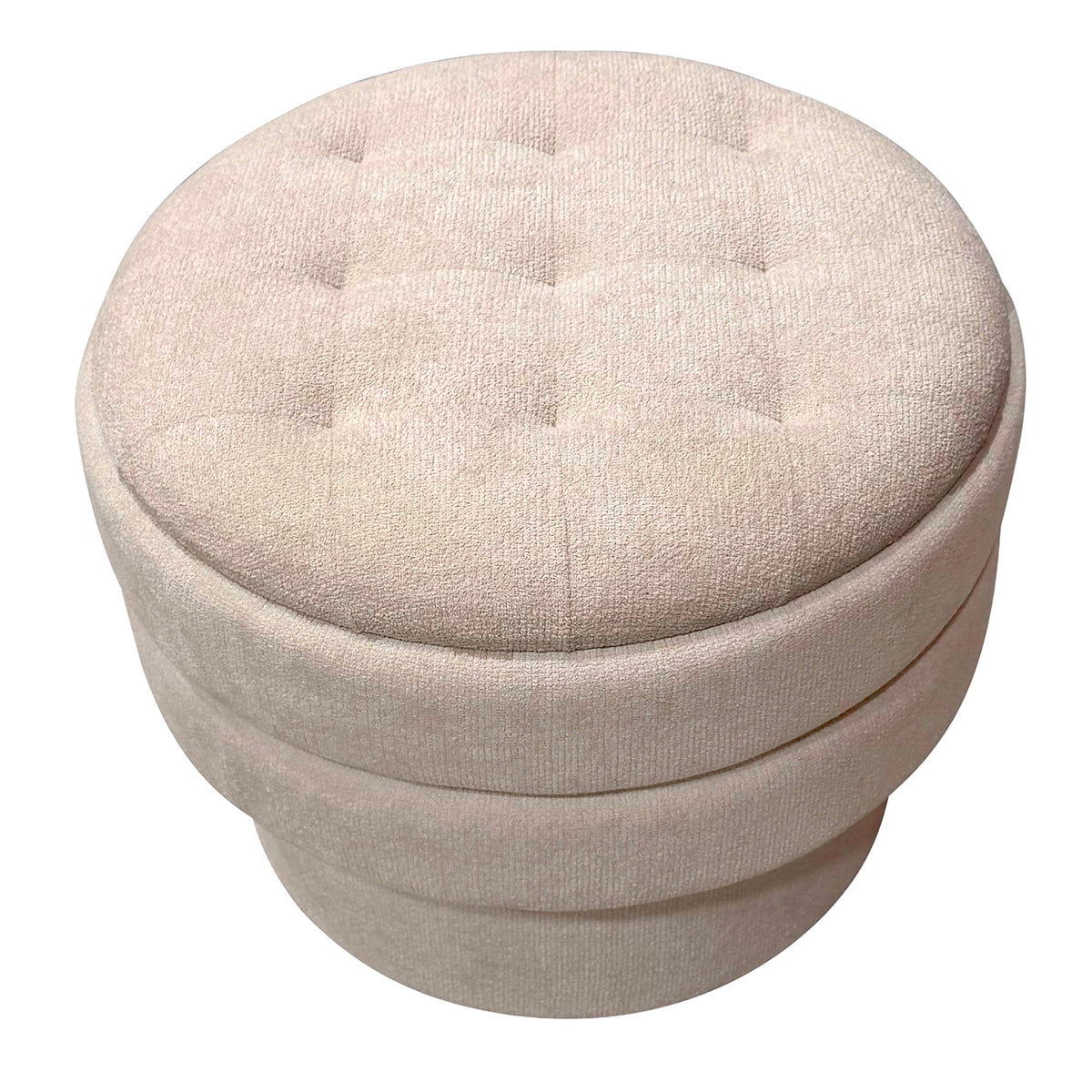 Ottomane de rangement ronde Kepler – fini AVOINE | World Wide