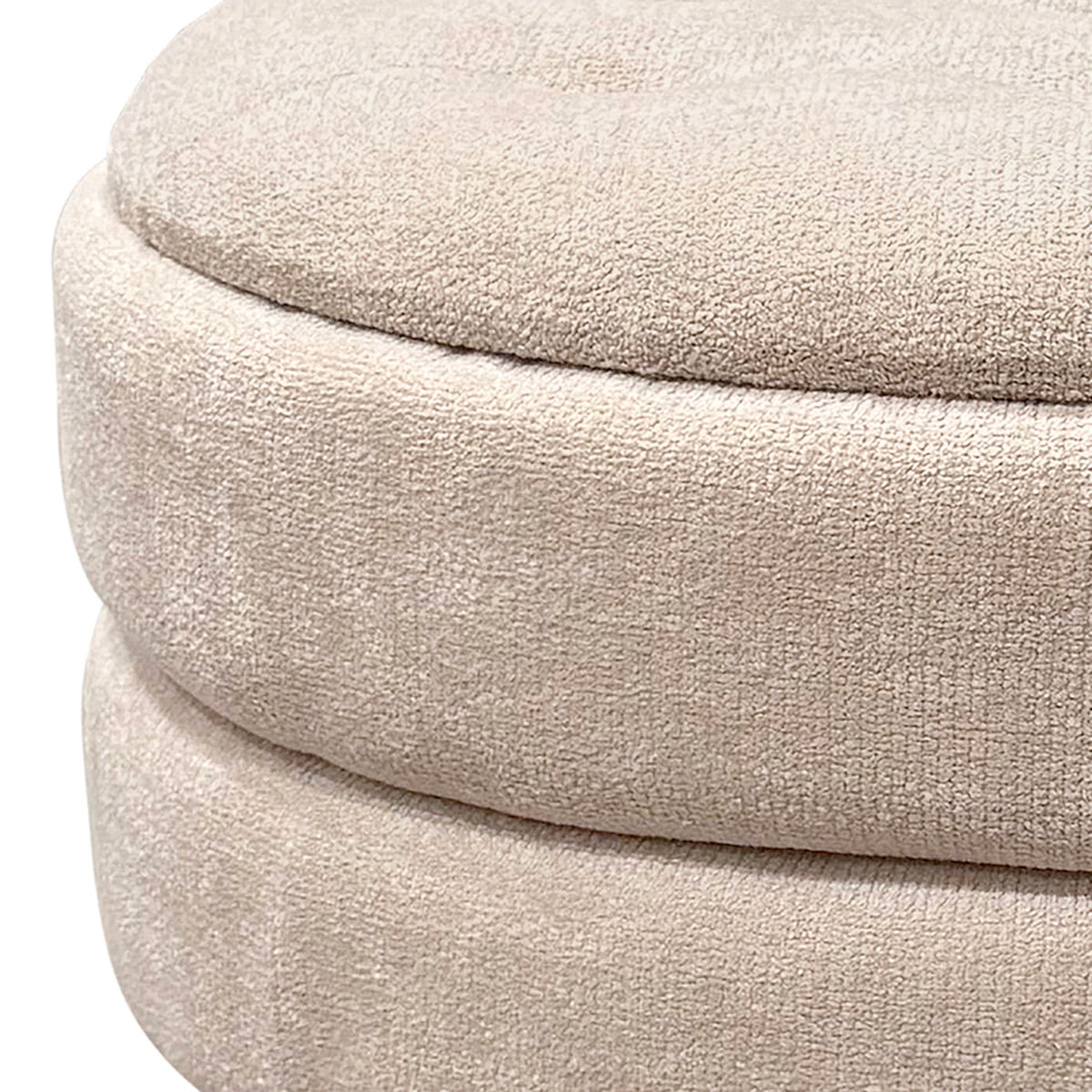 Ottomane de rangement ronde Kepler – fini AVOINE | World Wide