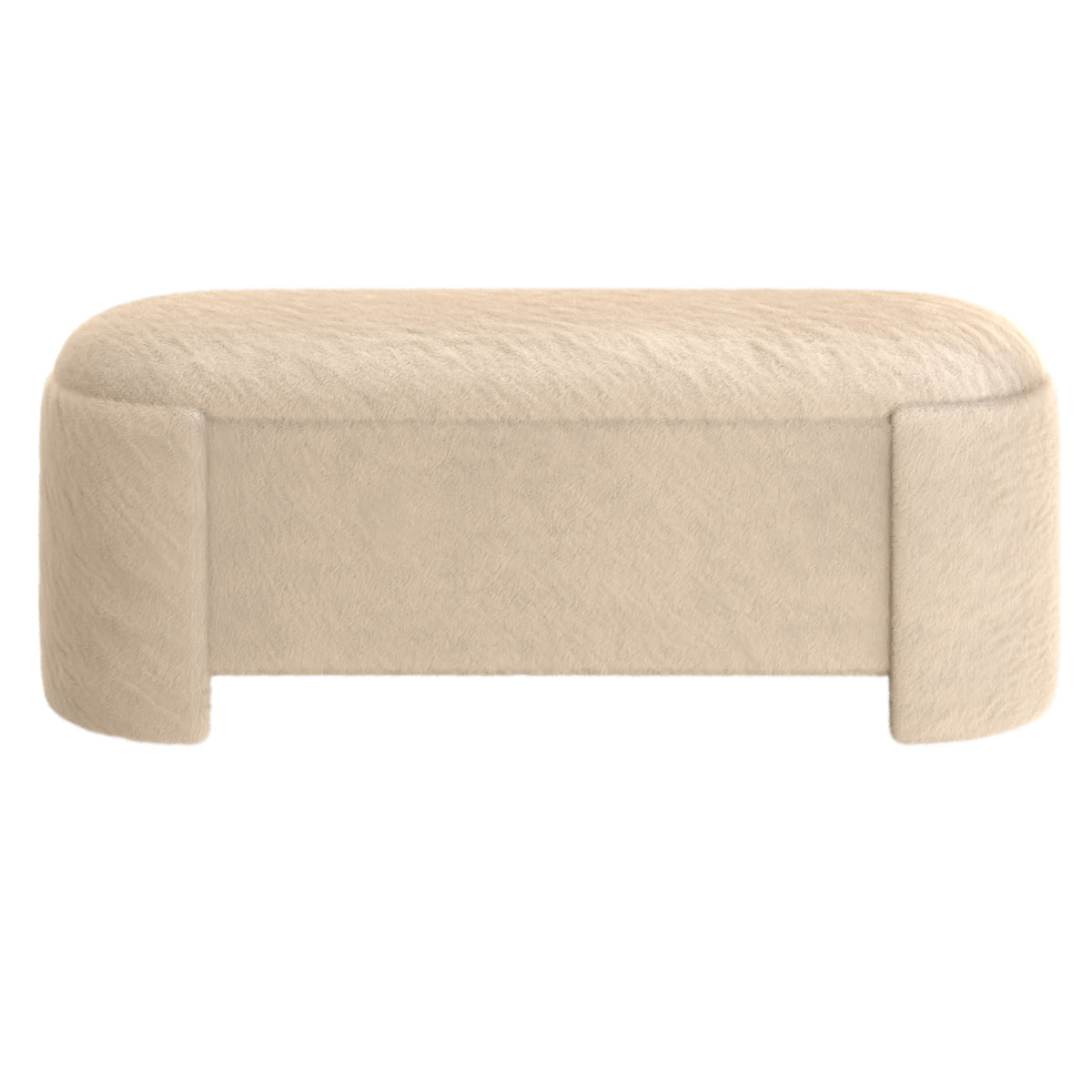 Ottomane de rangement ovale Selene | World Wide