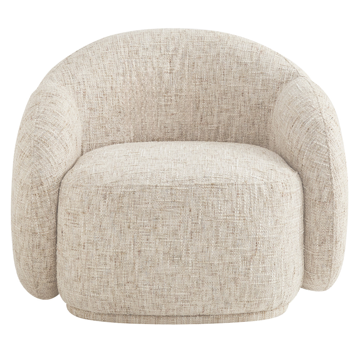 Fauteuil lounge rembourré Amriel – fini BEIGE MULTI-TONS | World Wide