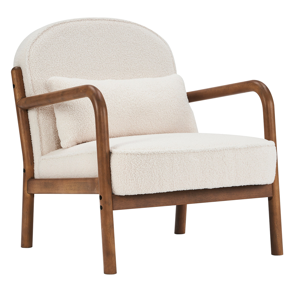 Fauteuil en tissu bouclé Fani | World Wide