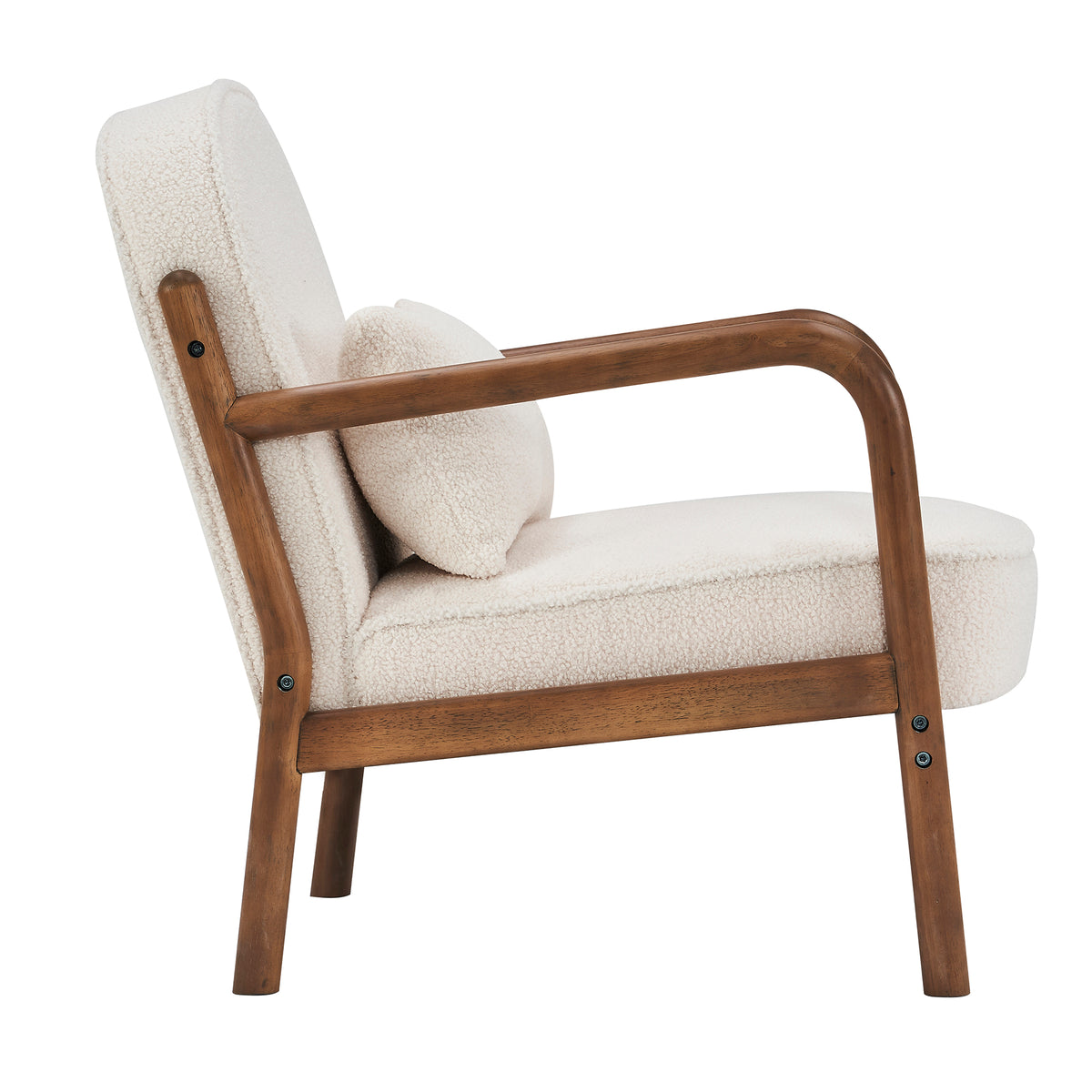 Fauteuil en tissu bouclé Fani | World Wide