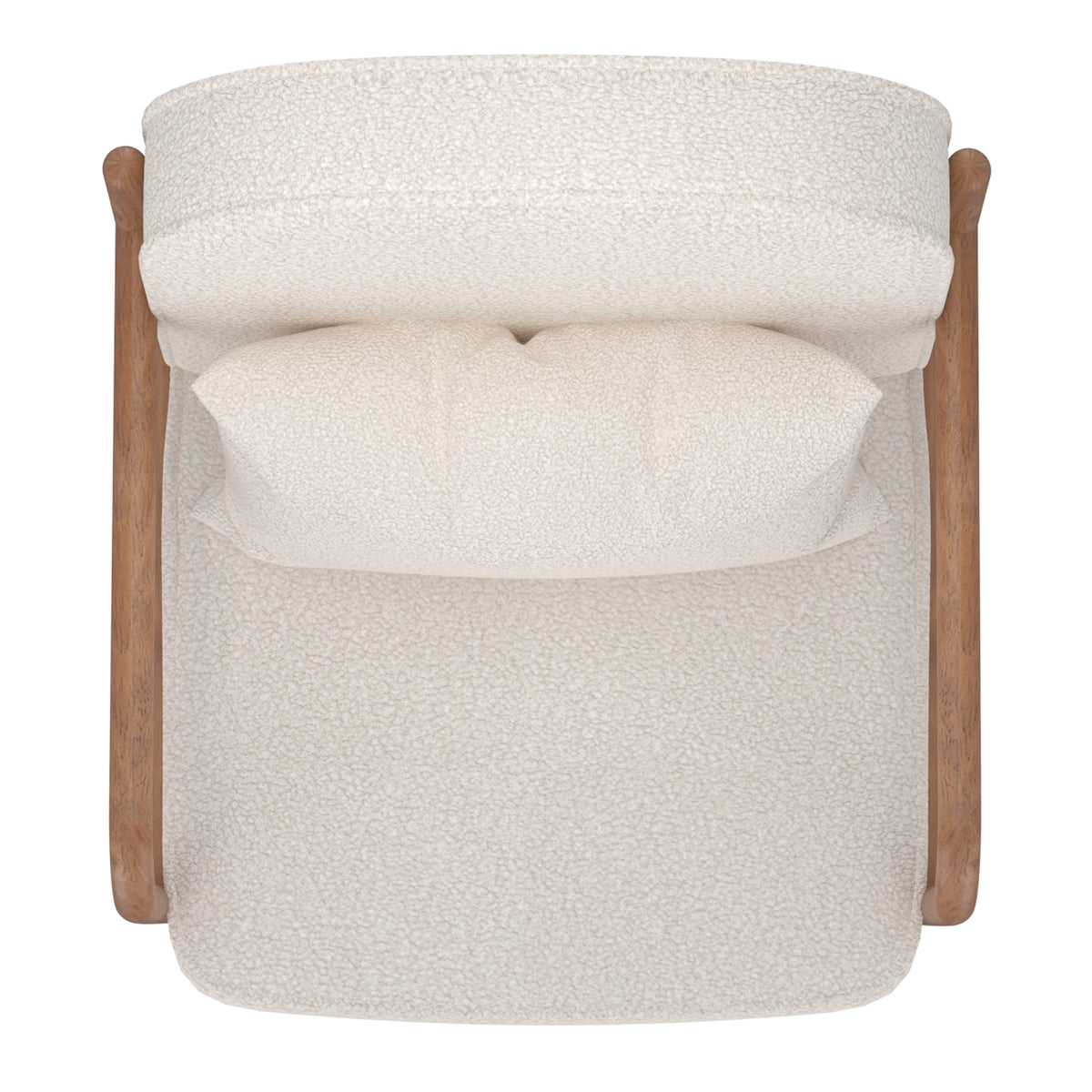 Fauteuil en tissu bouclé Fani | World Wide