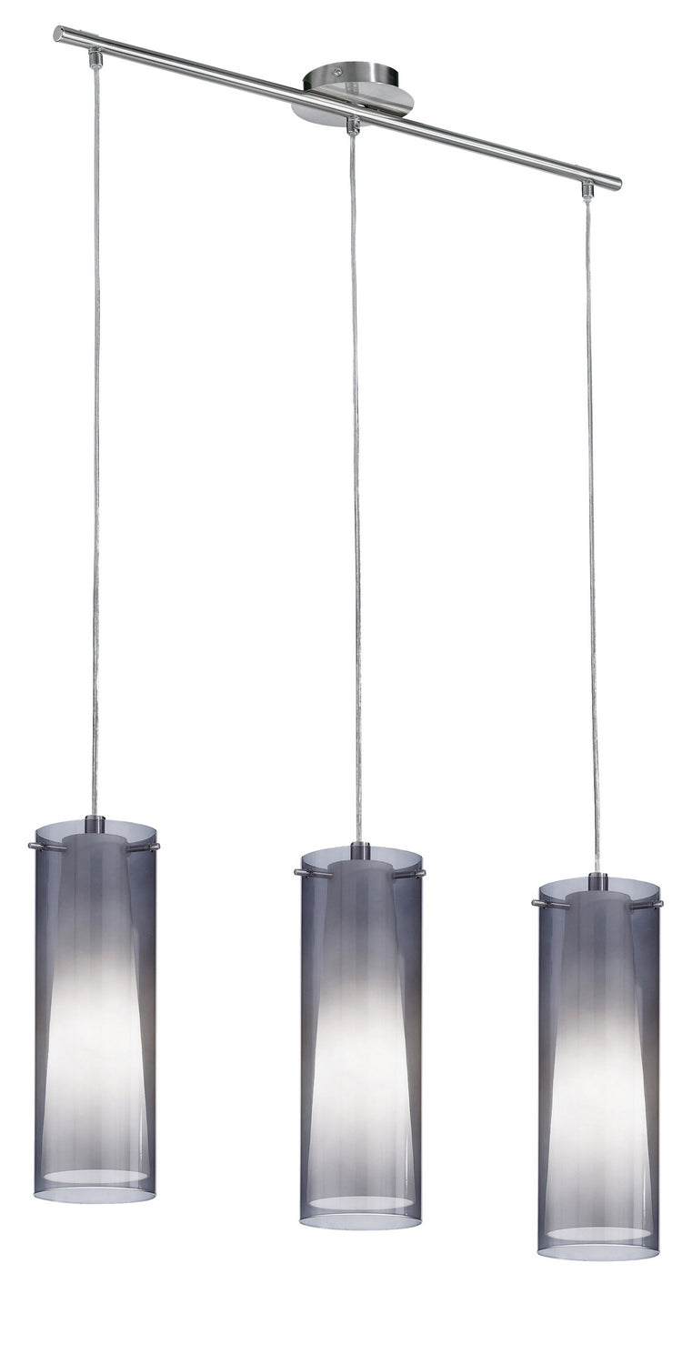 Suspension linéaire 3 lumières | Pinto Nero