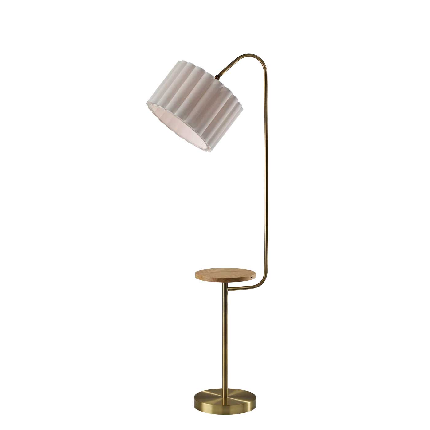CALDWELL Lampe sur plancher Or, Bois - 4229-21 | ADESSO
