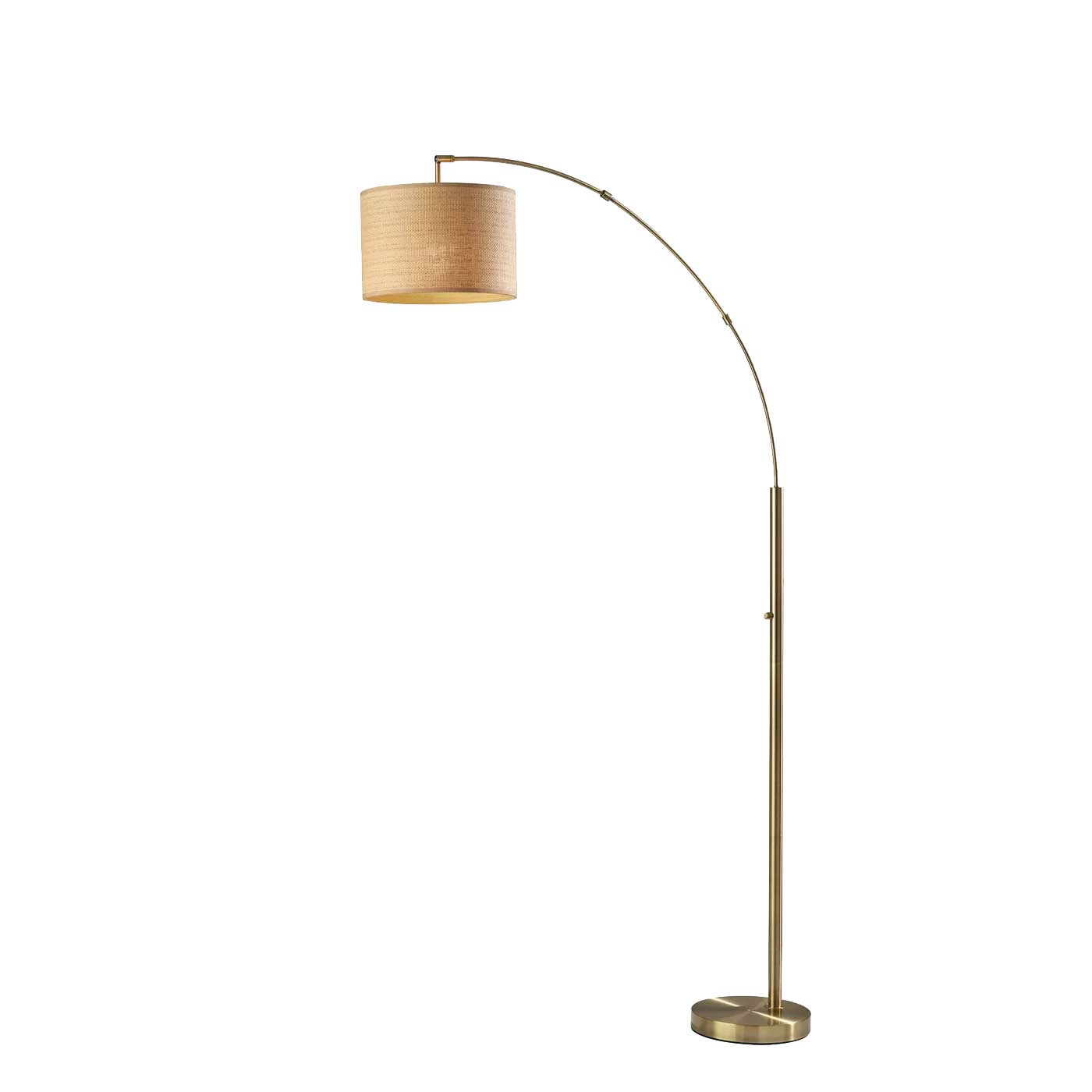 BOWERY Lampe sur plancher Or - 4249-18 | ADESSO