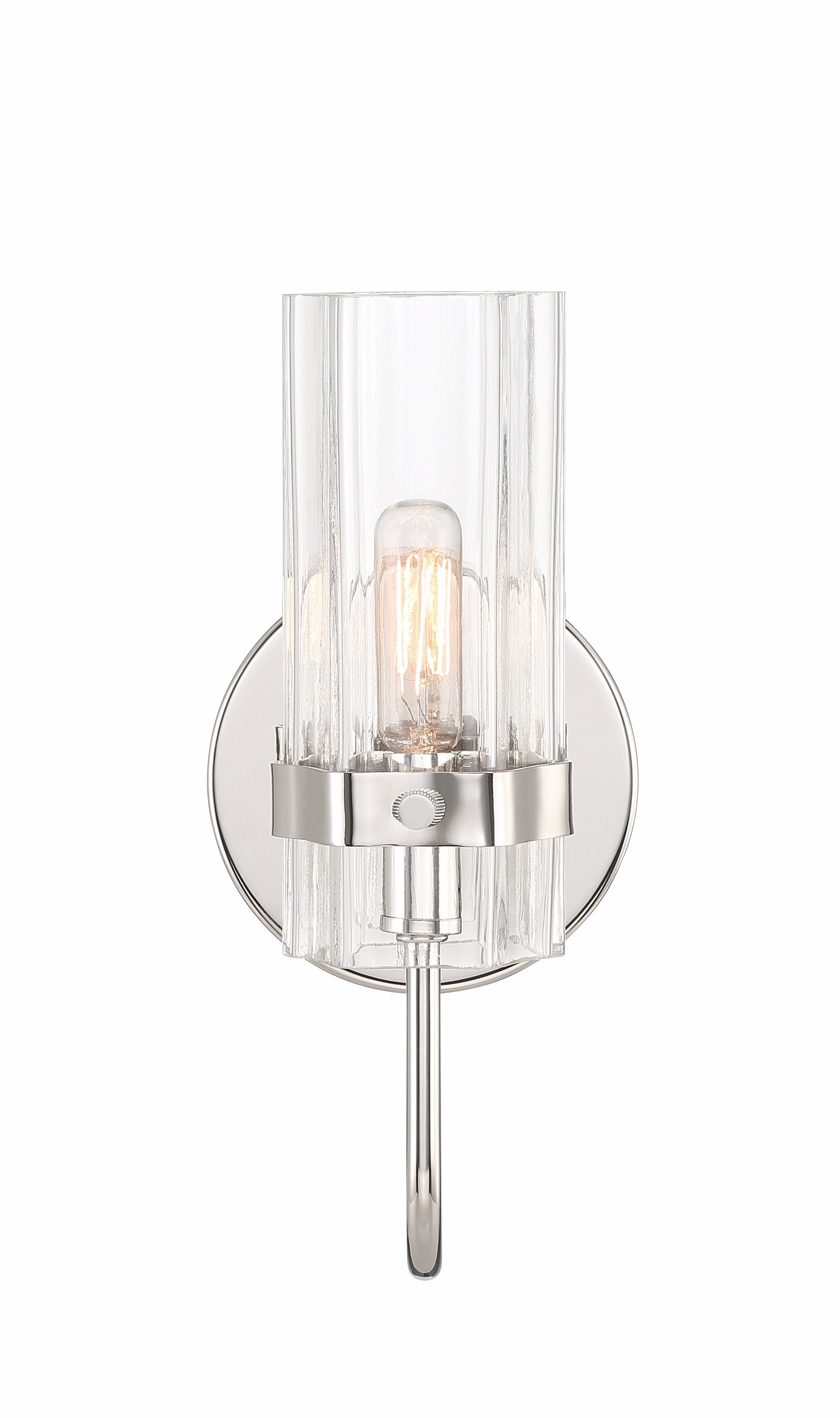 BROOK Bathroom wall sconce Nickel - 45461-026 | EUROFASE