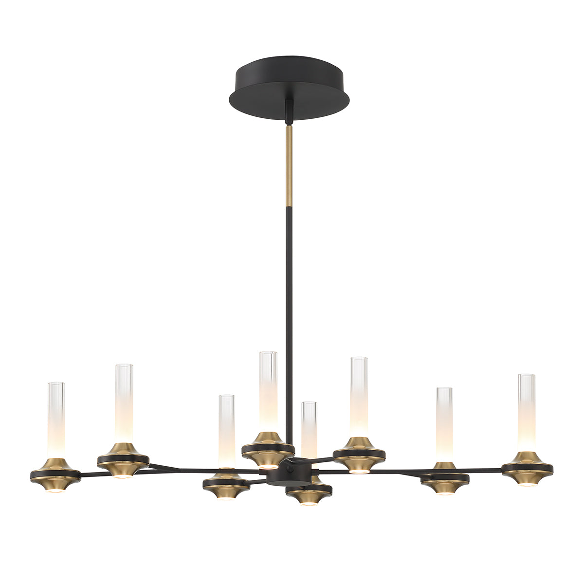 TORCIA Chandelier Noir - 45714-016 | EUROFASE