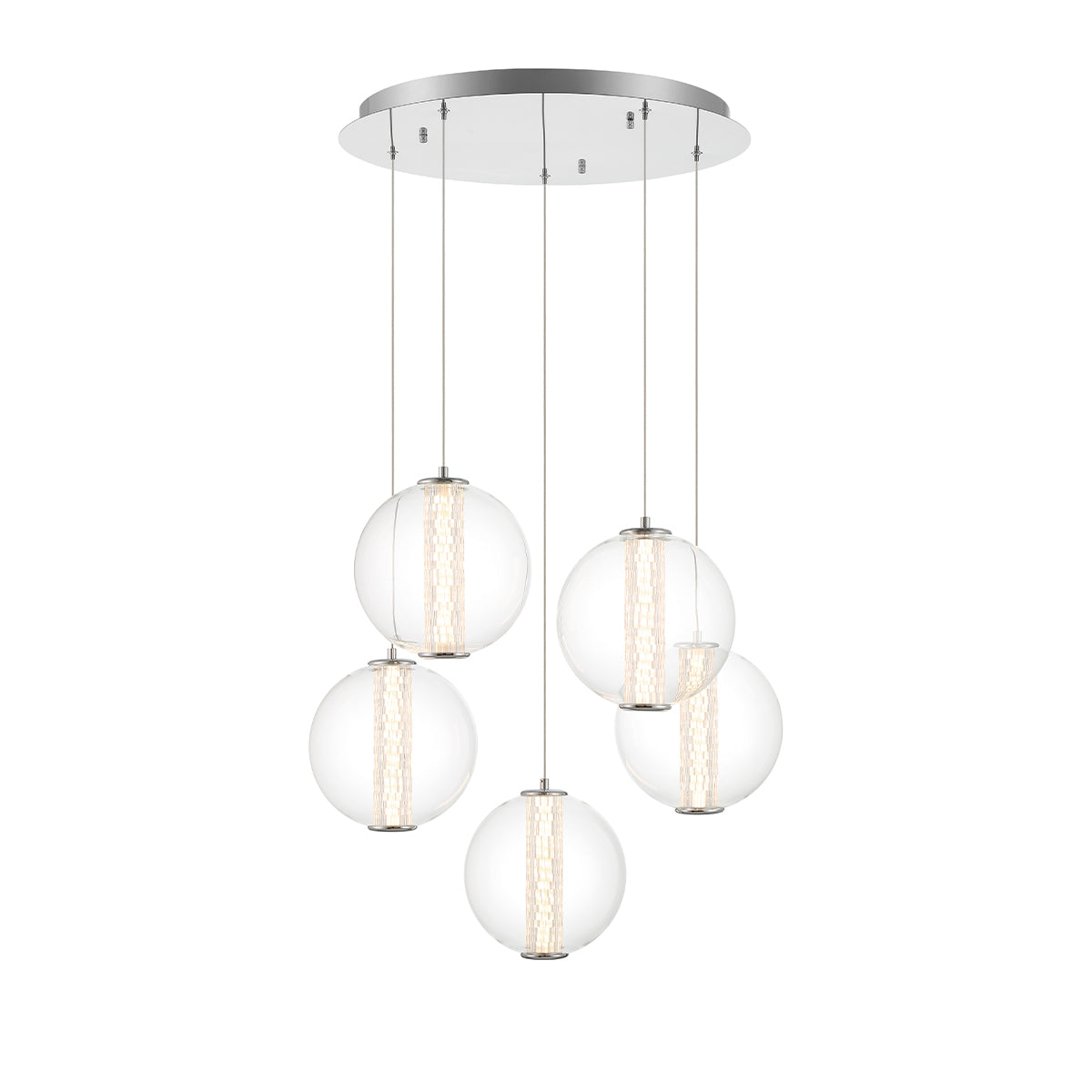 ATOMO Chandelier Chrome - 45737-015 | EUROFASE