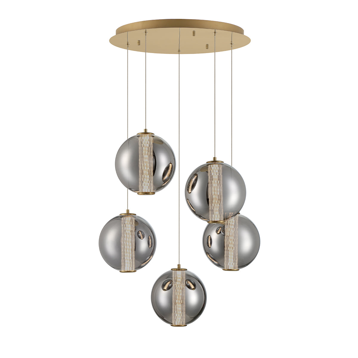 ATOMO Chandelier Or - 45737-022 | EUROFASE
