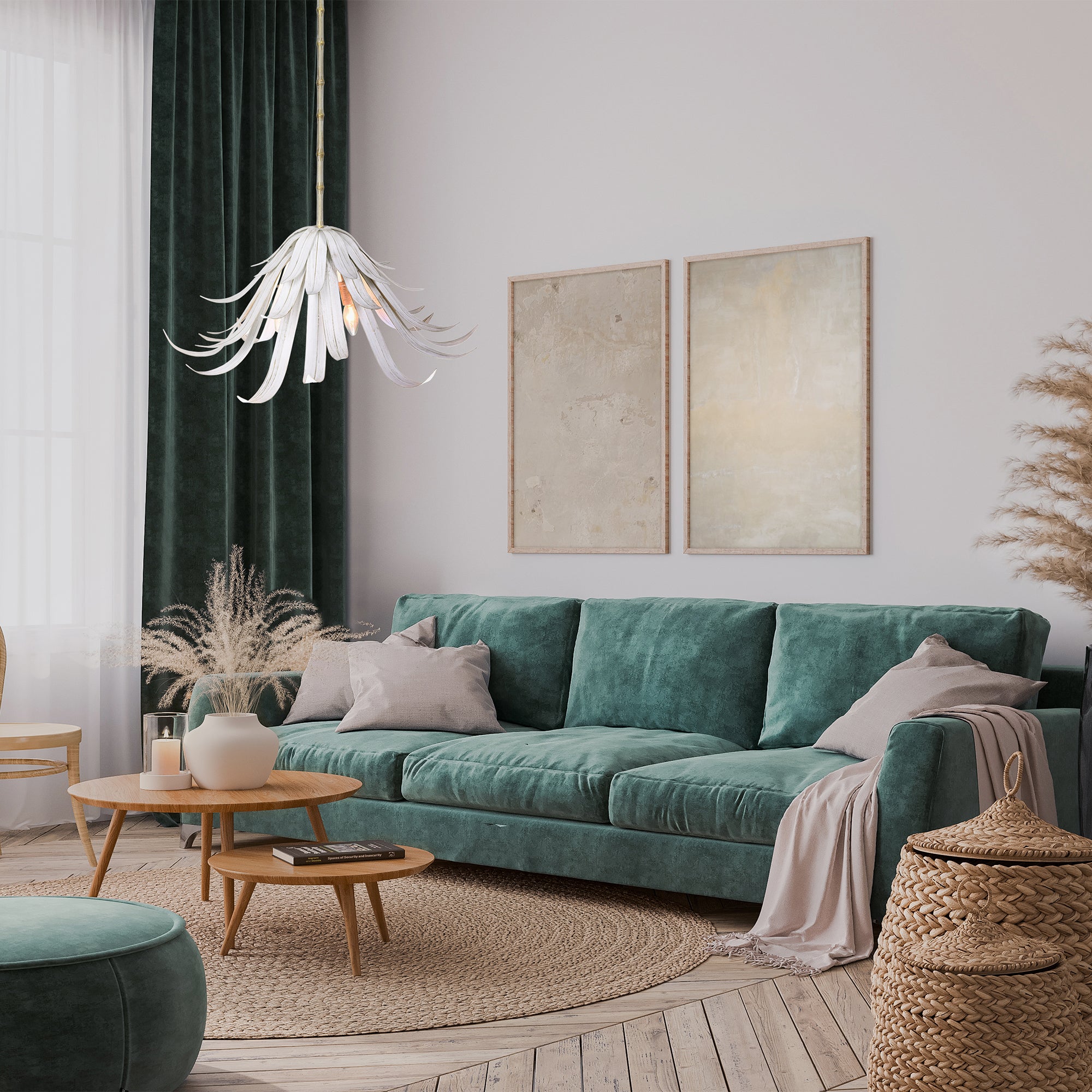 KAGRA Chandelier Blanc - 46431-028 | EUROFASE