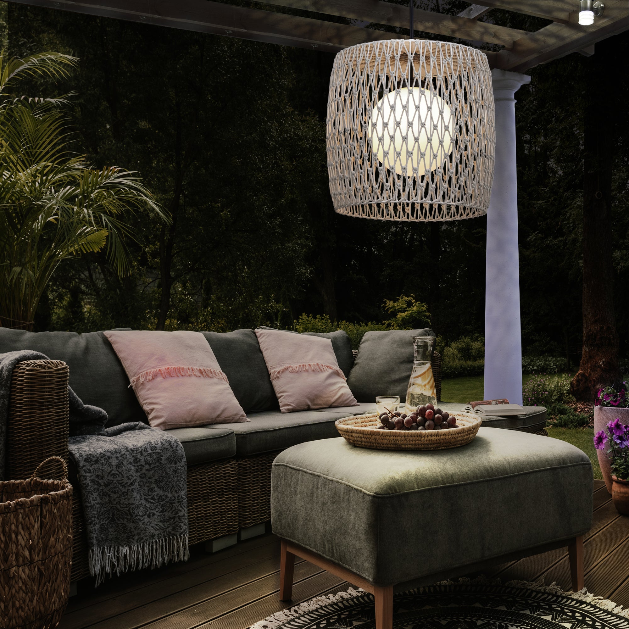 LARA Pendant Grey - 46635-013 | EUROFASE