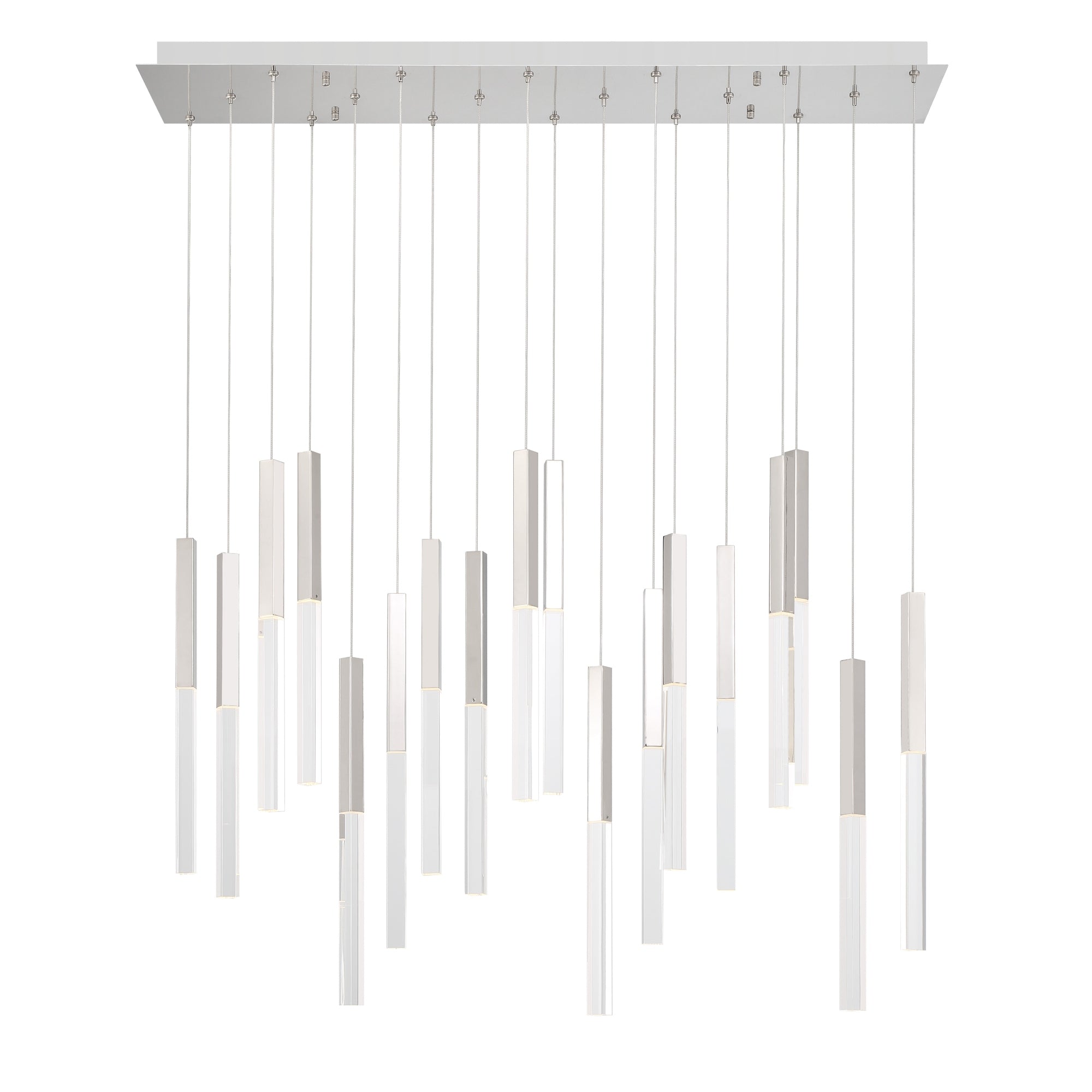 BENICIO Chandelier Nickel DEL INTÉGRÉ - 46771-032 | EUROFASE