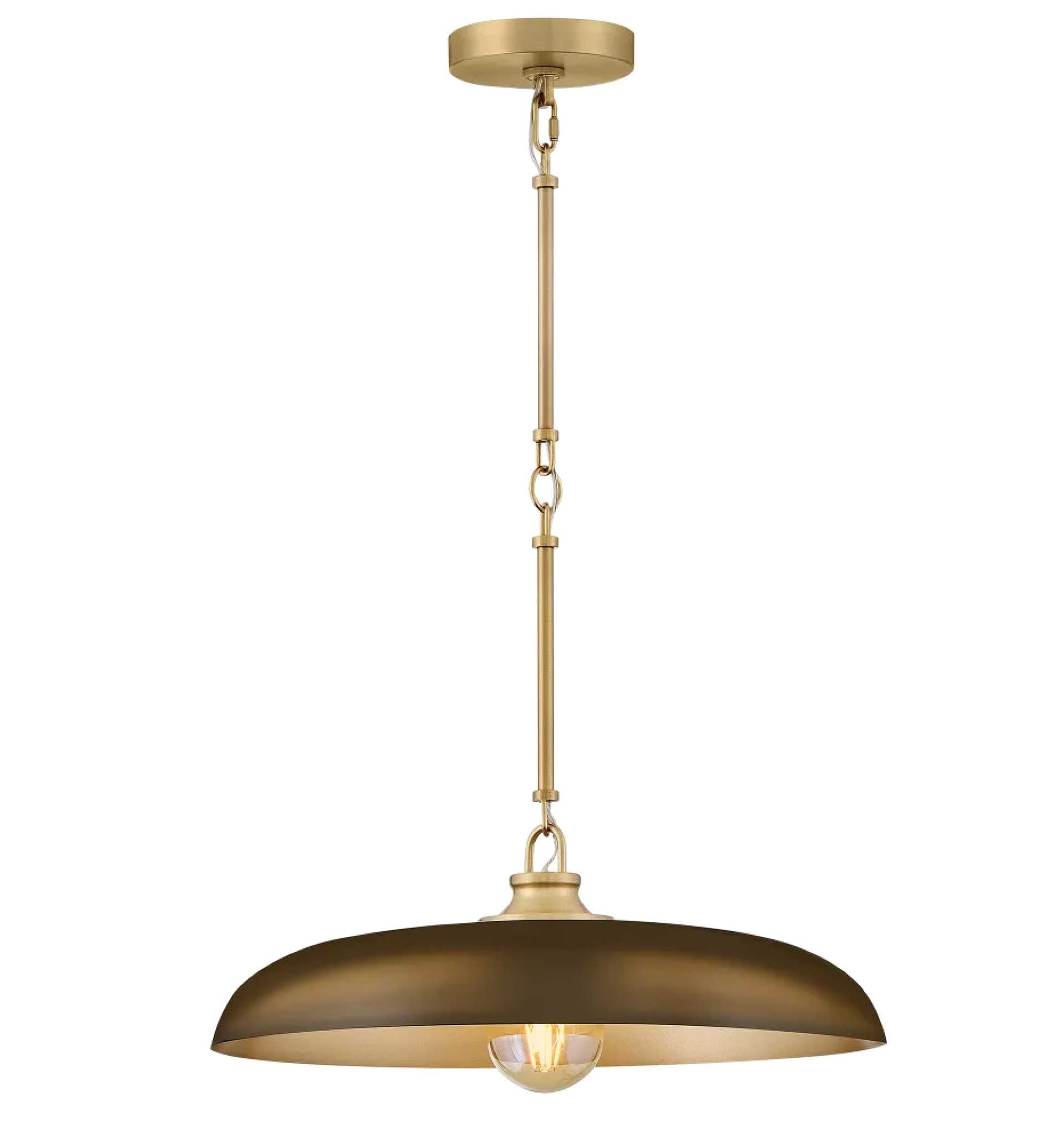 Luminaire suspendu Laiton laqué et bronze | SADIE