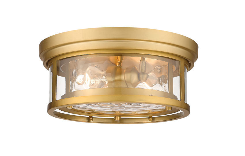 CLARION Flush mount Gold - 493F2-OBR | Z-LITE