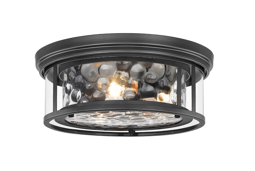 CLARION Flush mount Black - 493F3-MB | Z-LITE