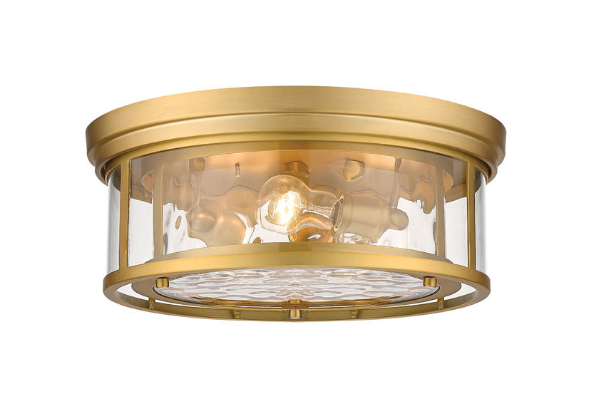 CLARION Flush mount Gold - 493F3-OBR | Z-LITE