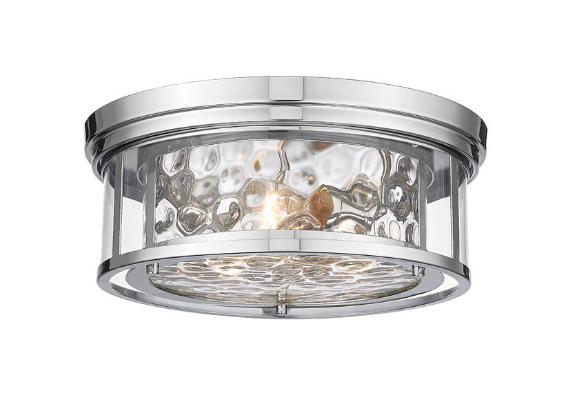 CLARION Flush mount Nickel - 493F3-PN | Z-LITE