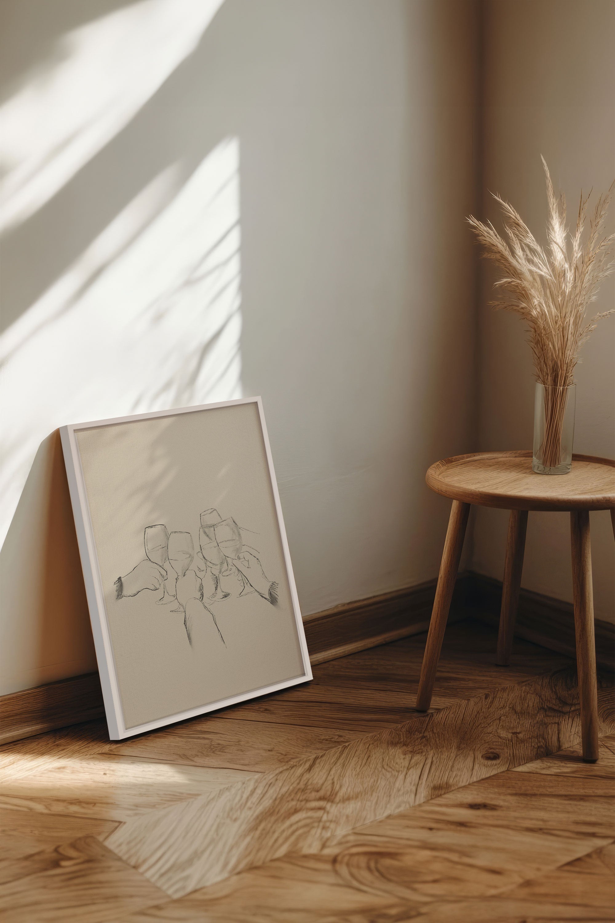 SANTÉ!, Oeuvre sur toile étirée